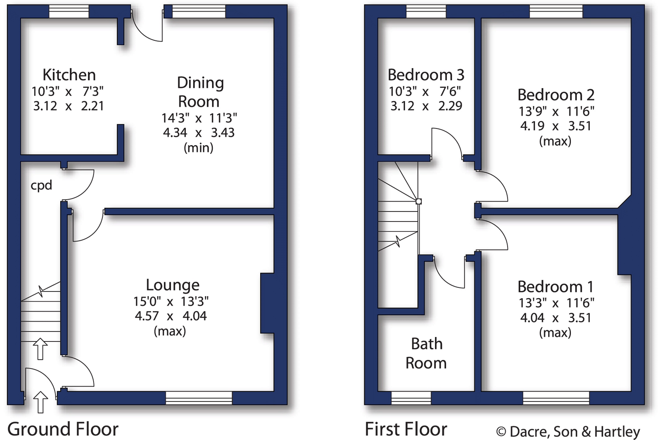 1, Park Row, Ilkley floorplan