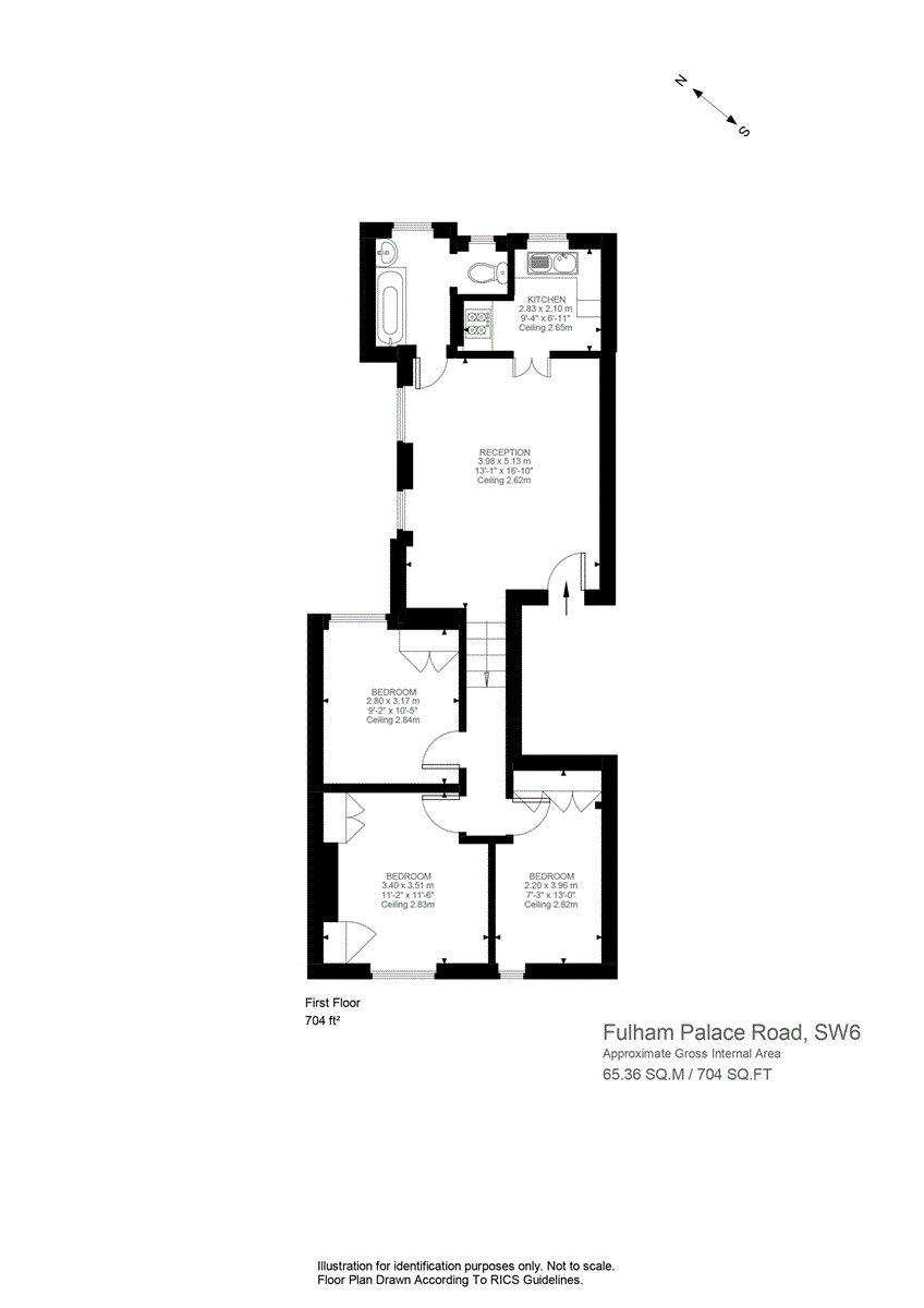 337a, Fulham Palace Road, London floorplan