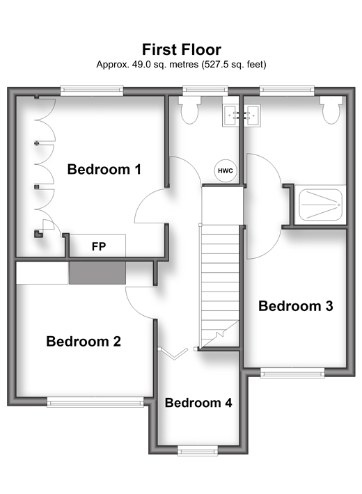 London Road Watersfield, Pulborough floorplan