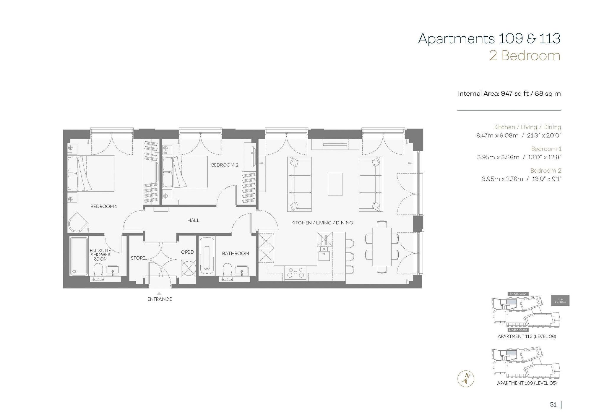 Apt 109, The Potteries Linden Park Road, Tunbridge Wells floorplan