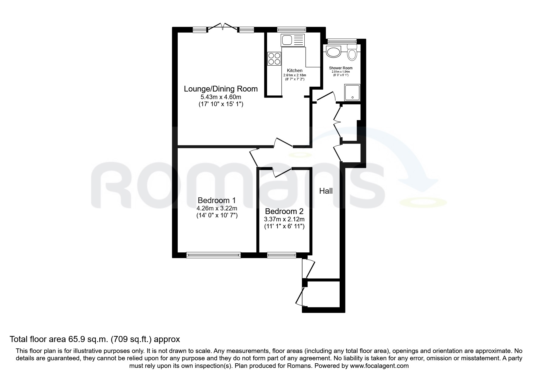 Ellison Way, Farnham floorplan