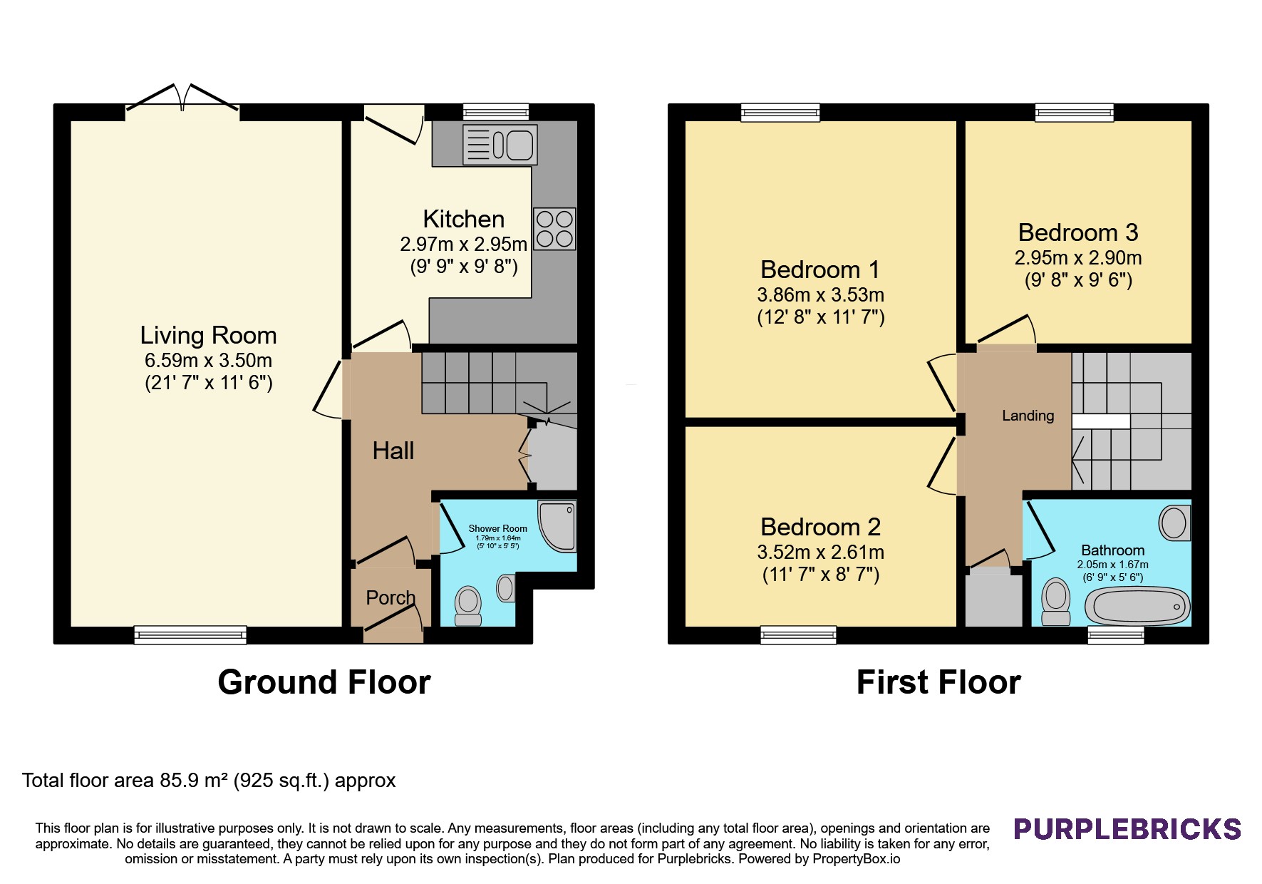 5, Collingwood Close, Peacehaven floorplan