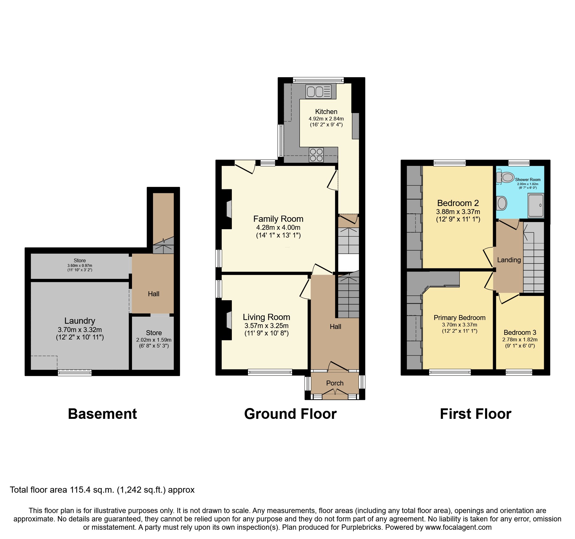 14, Napier Road, Manchester floorplan