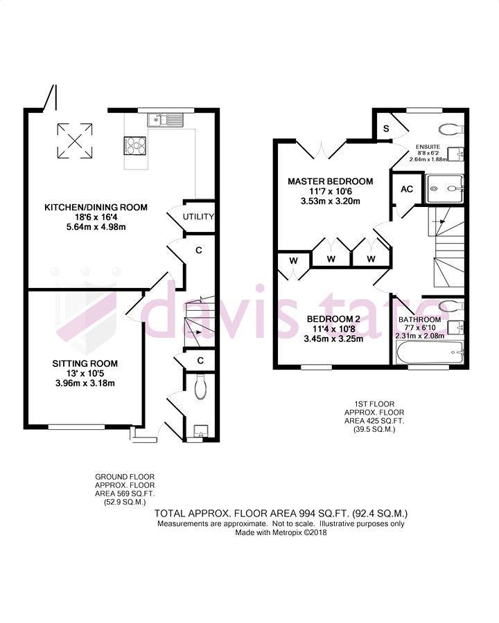 2 Bedrooms Terraced house for sale in Kings Mews, Goring On Thames RG8