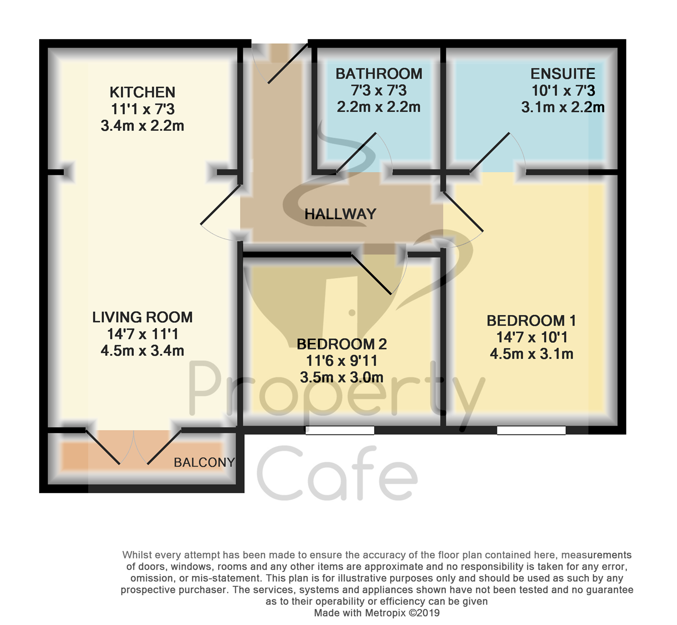 2 Bedrooms Flat for sale in Buckhurst Road, Bexhill-On-Sea TN40