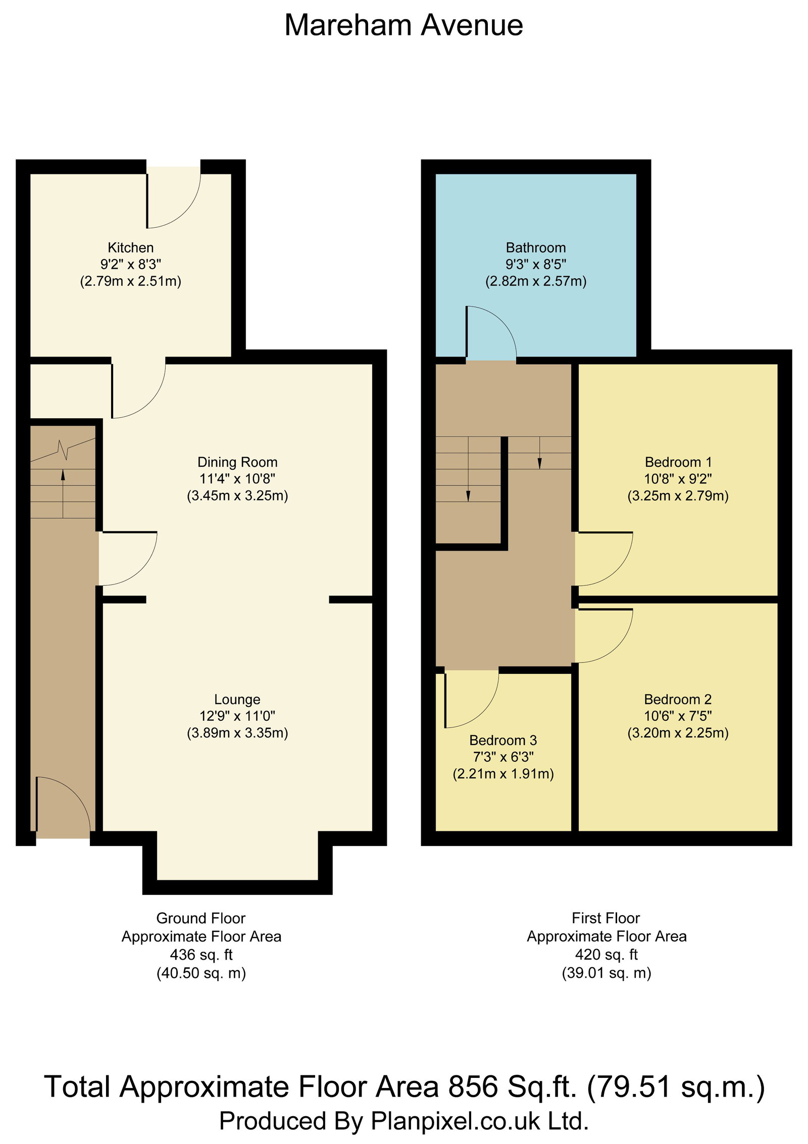 Ena Street, Hull floorplan