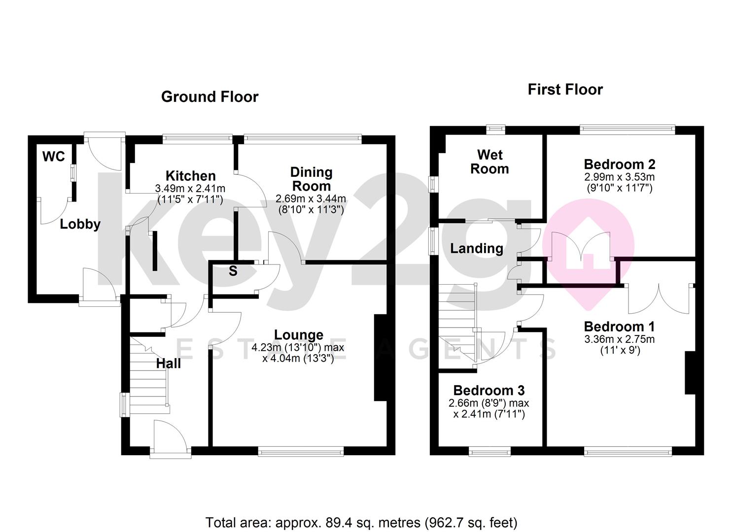12, Sharrard Close, Sheffield floorplan