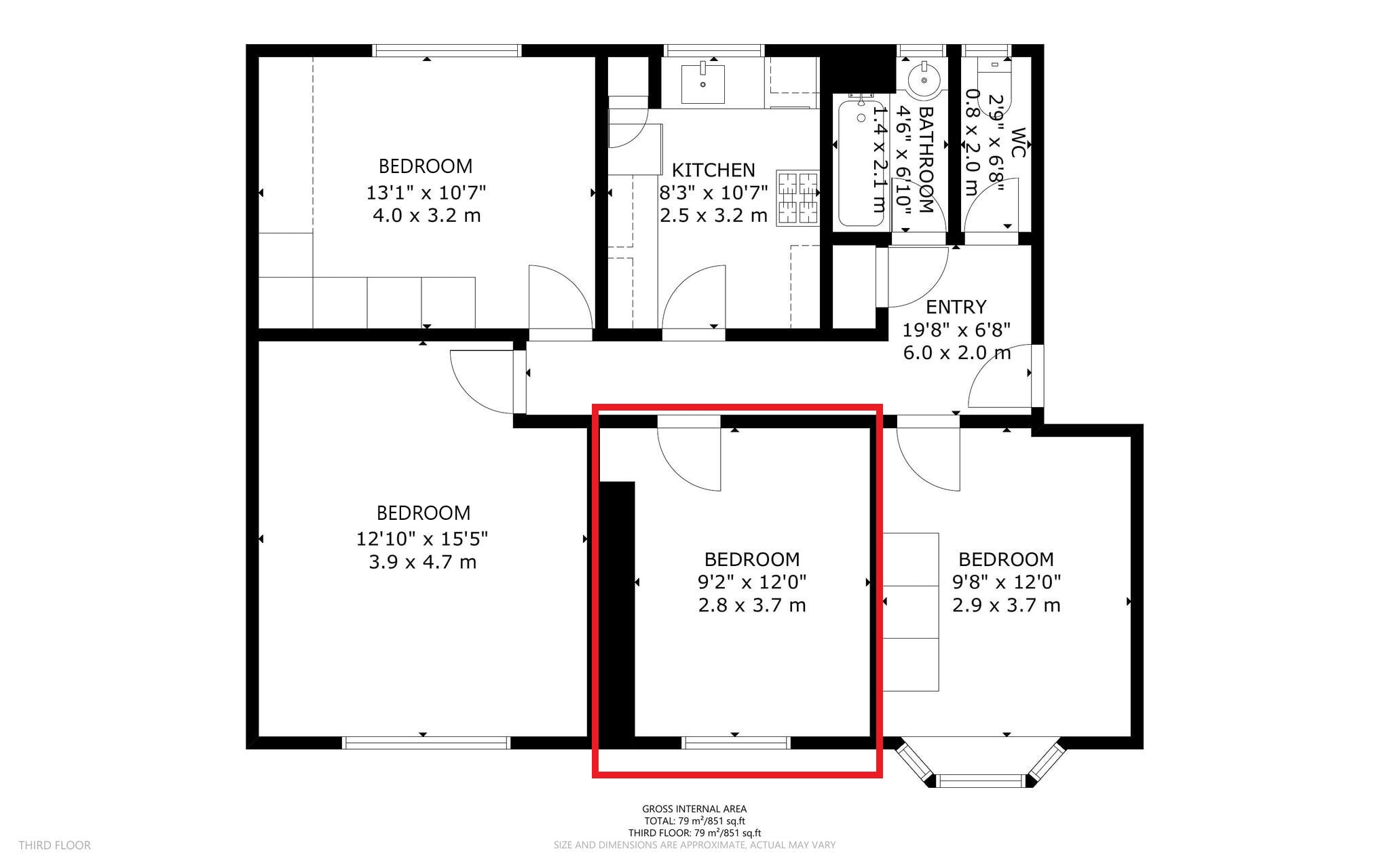 Cornwallis Road, London floorplan