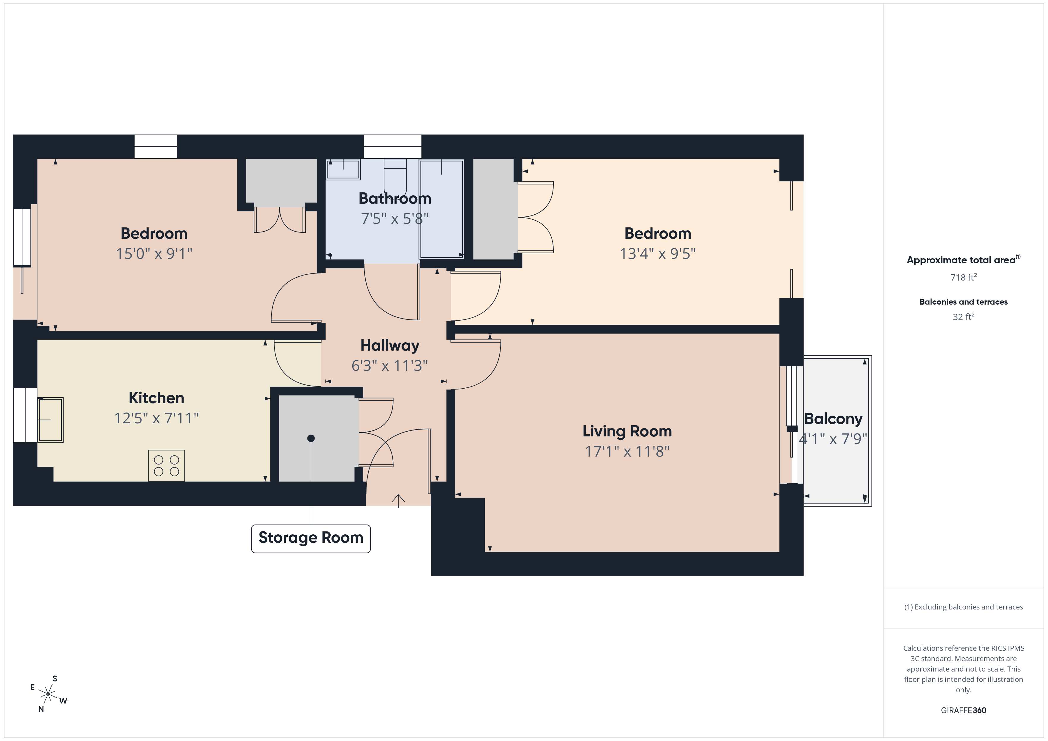 Flat 5,, 13 Colegrove Road, London floorplan