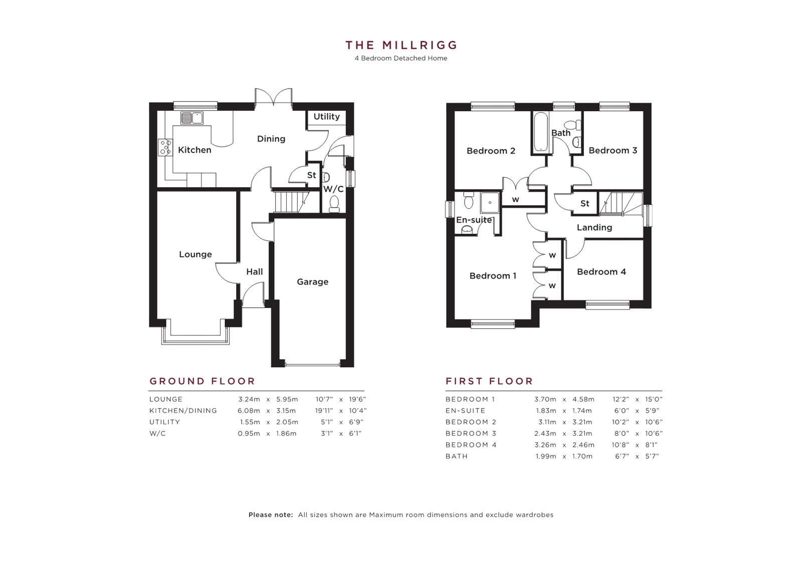 Plot 57 - Millrigg, Oaken Heights,, Standenhall Drive, Lancashire floorplan