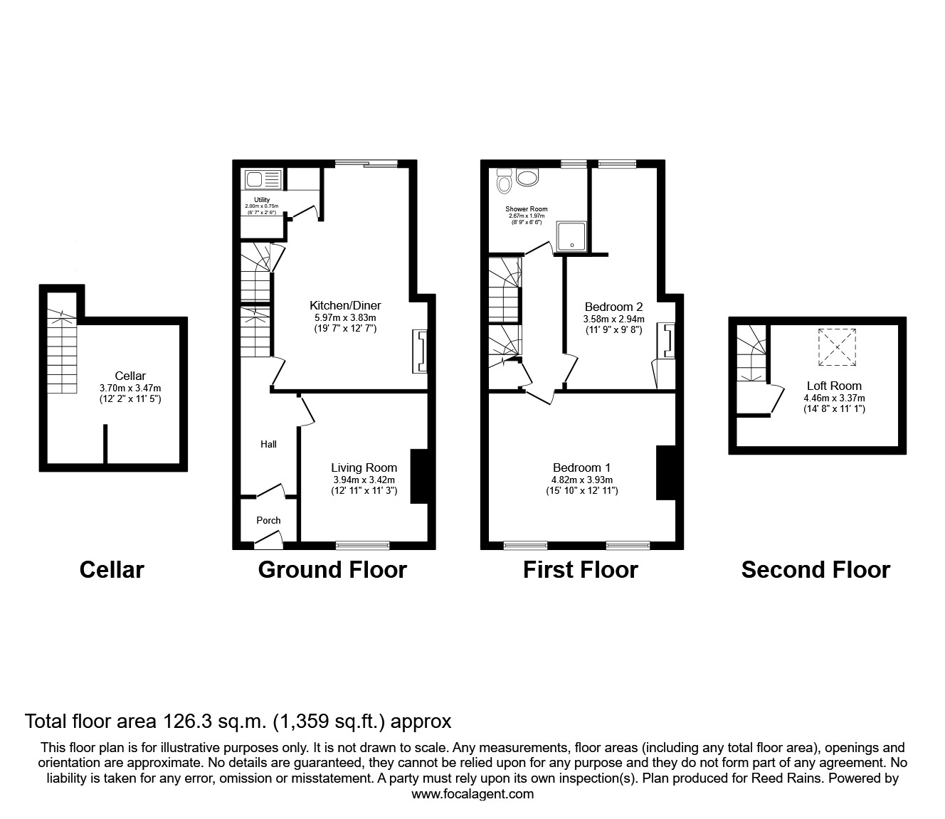 West Street, Congleton, Cheshire CW12, 2 bedroom terraced house for