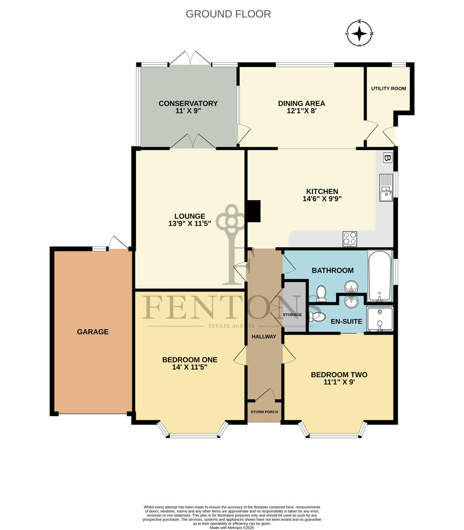 55, Elm Tree Avenue, Frinton-on-Sea floorplan