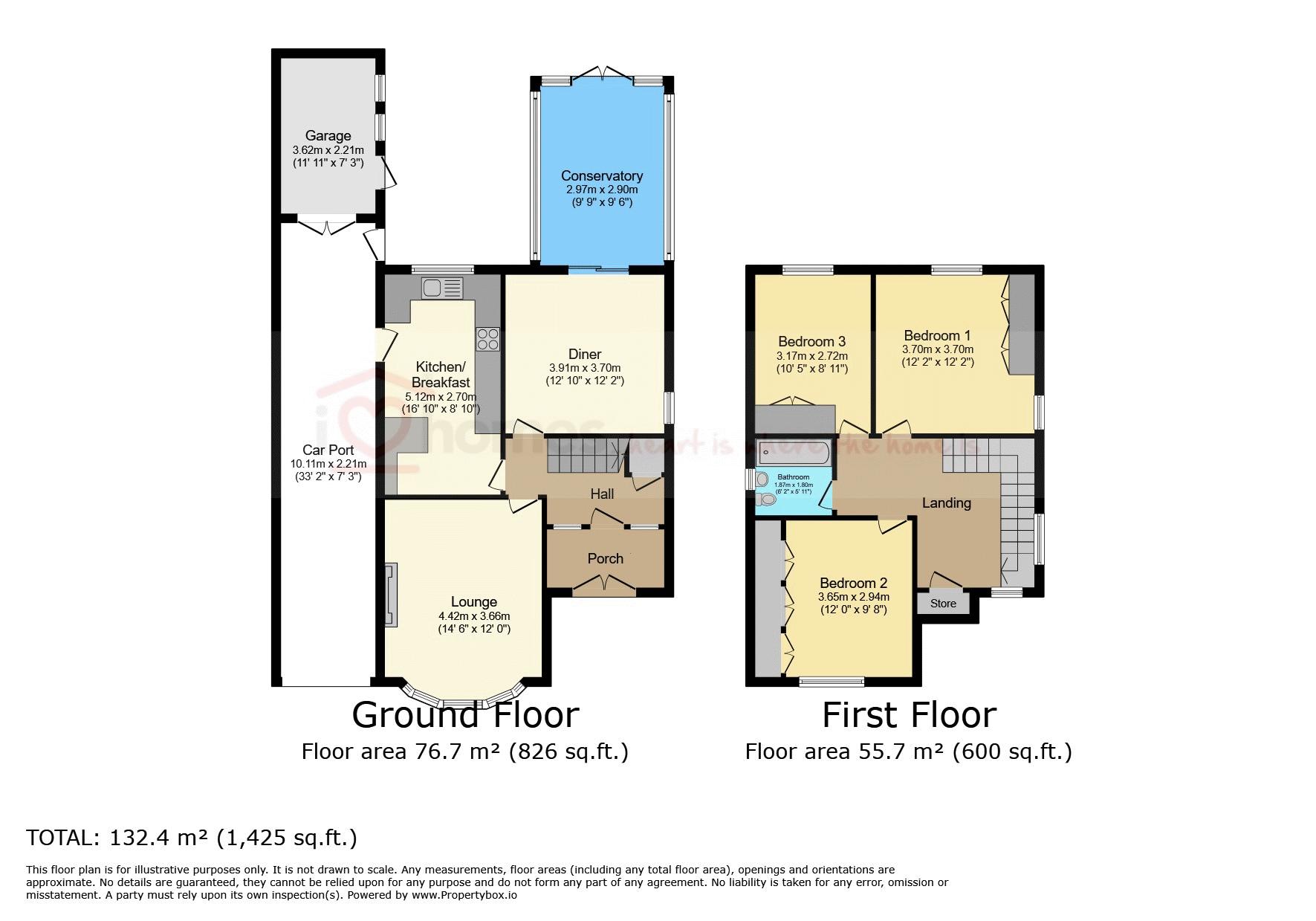 110, Bescot Road, Walsall floorplan