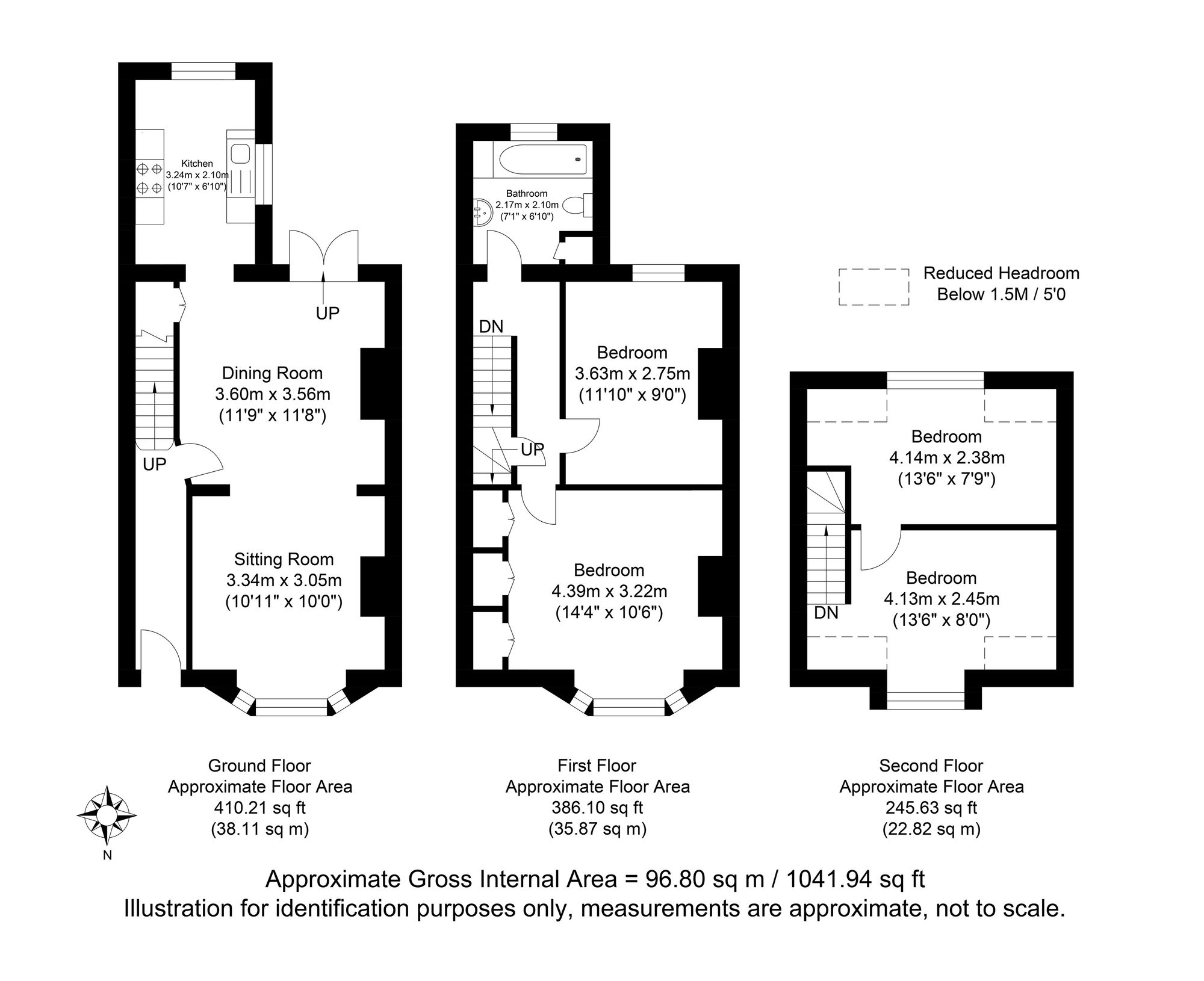 2 Toronto Terrace, Lewes floorplan