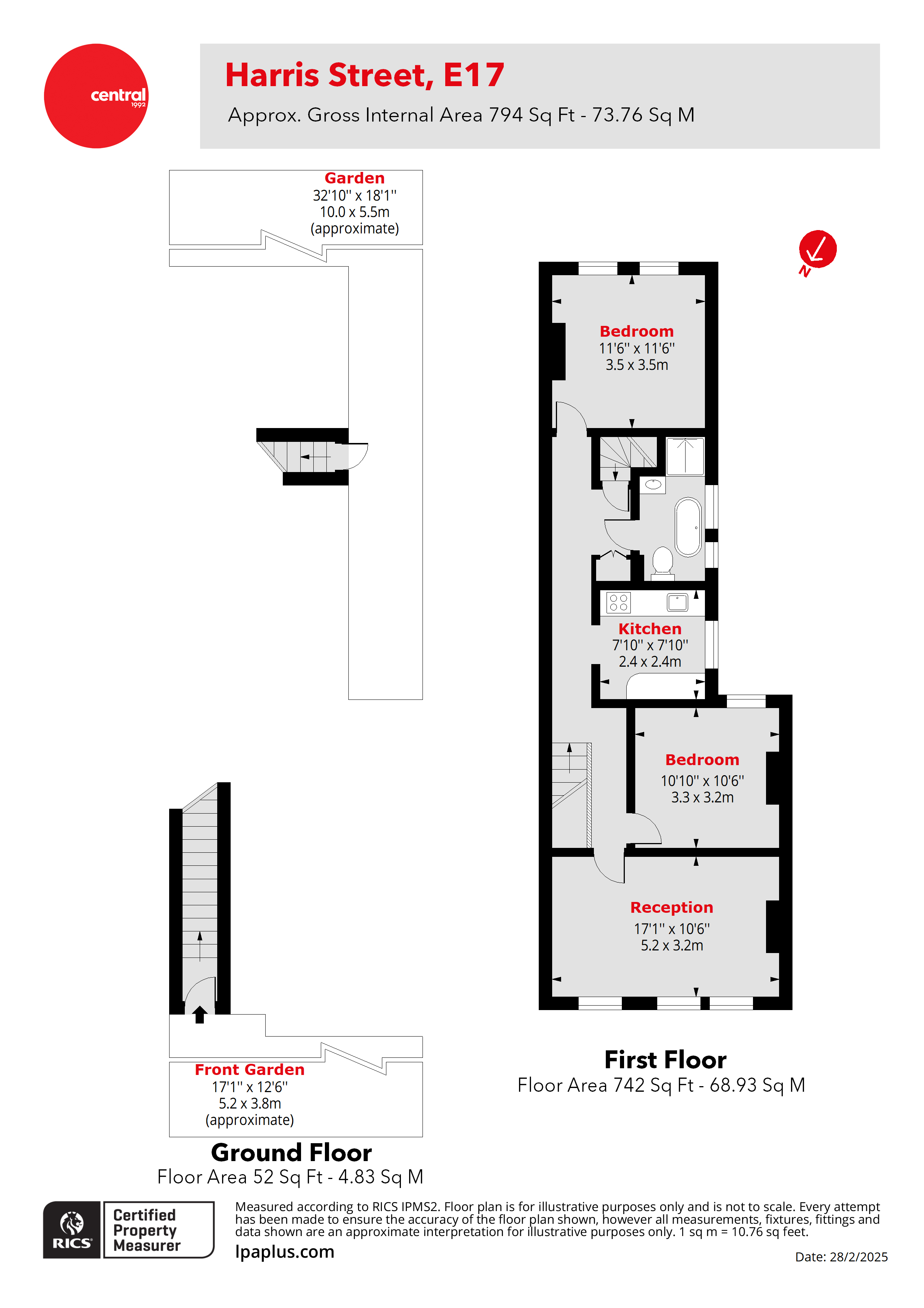 41, Harris Street, London floorplan