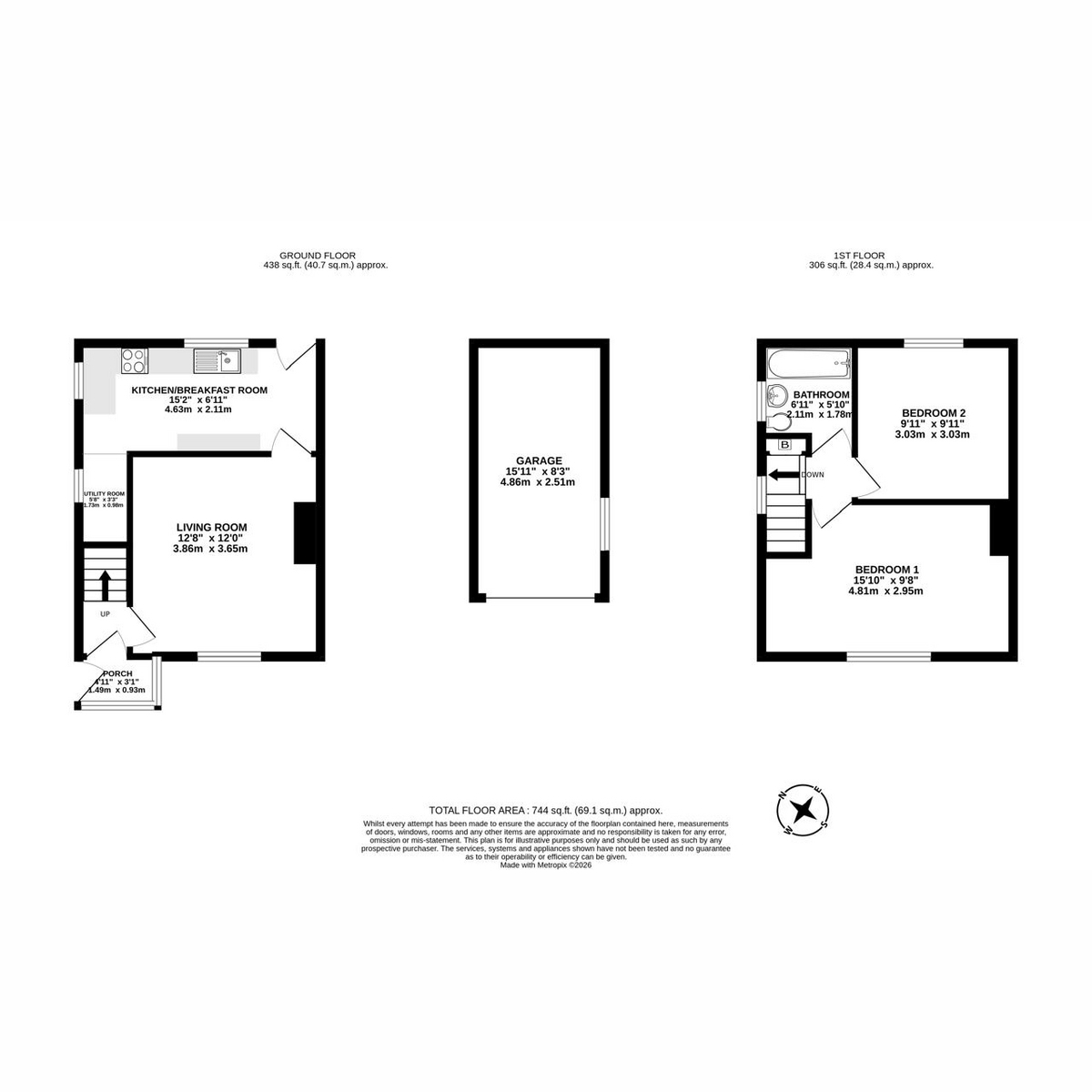 4, Osborne Road, Walton-le-Dale floorplan