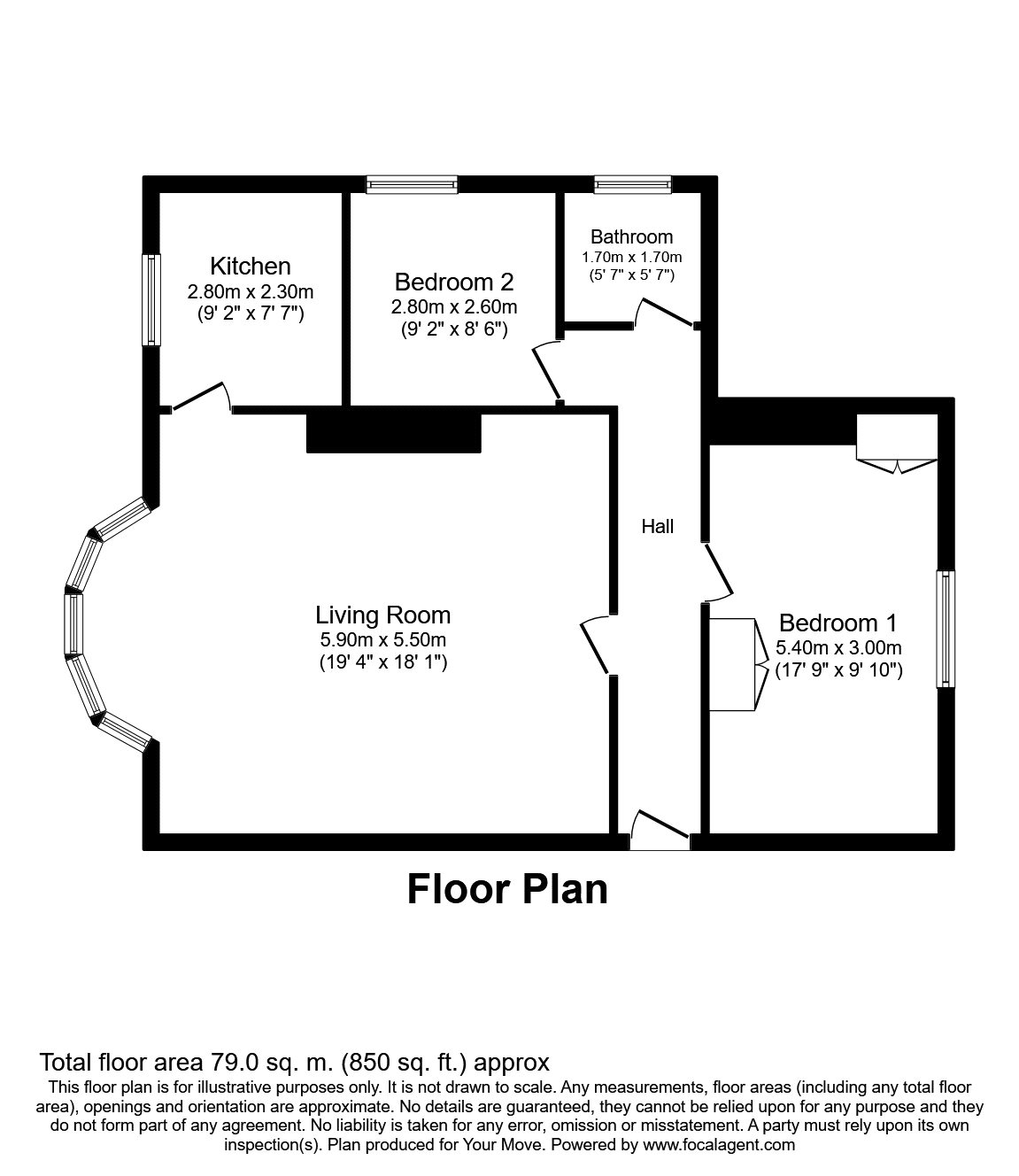 Apartment 2, Coledale Hall,, Newtown Road, Cumbria floorplan