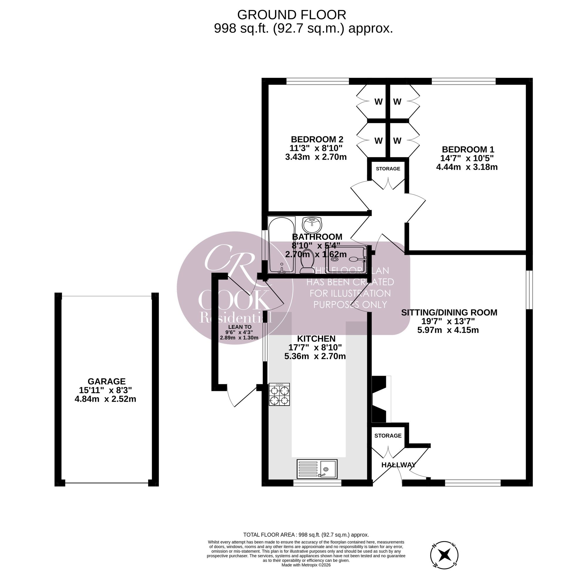 86 Long Mynd Avenue, Cheltenham floorplan