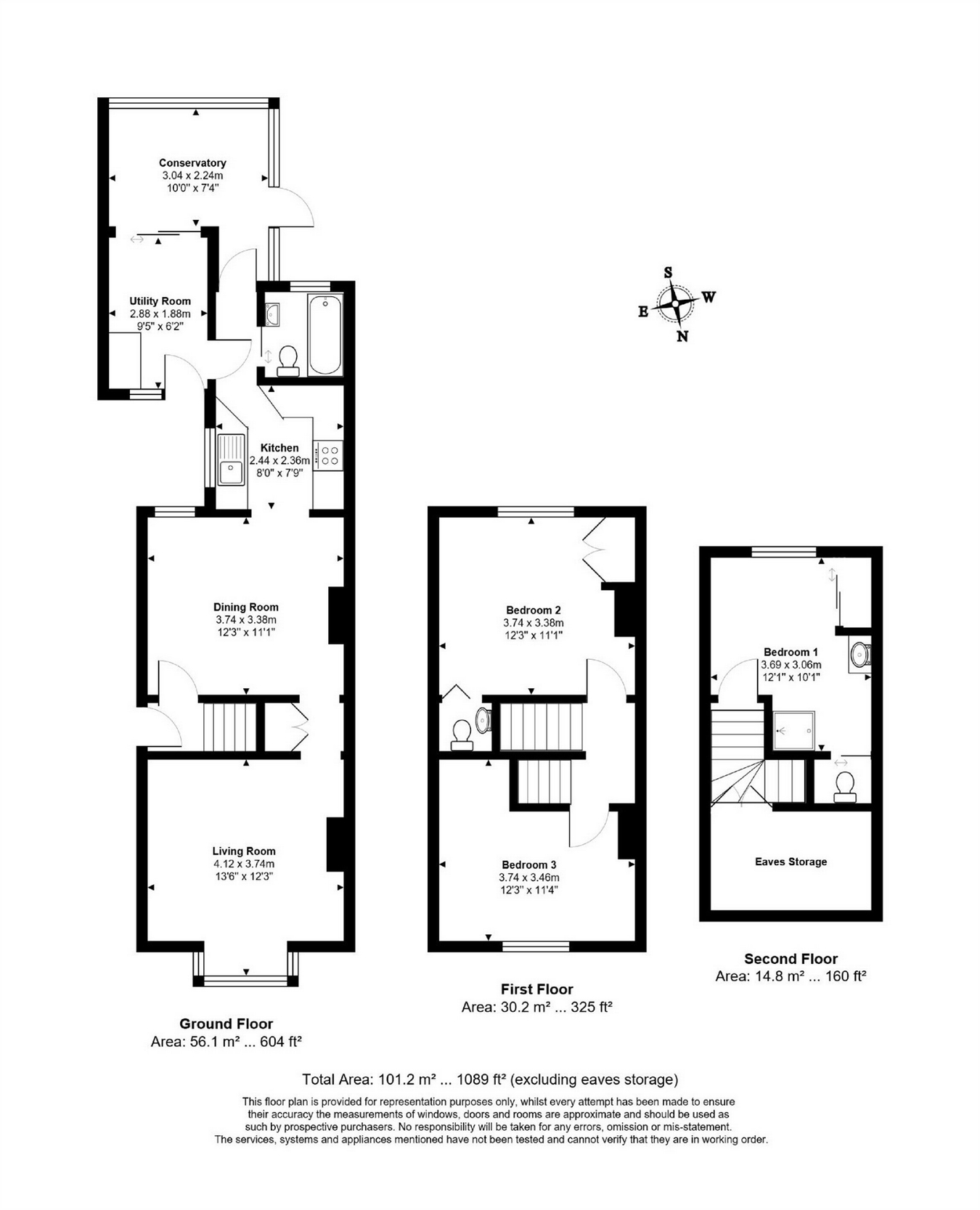 3 Bedrooms Semi-detached house for sale in Guildford Road, Lightwater, Surrey GU18