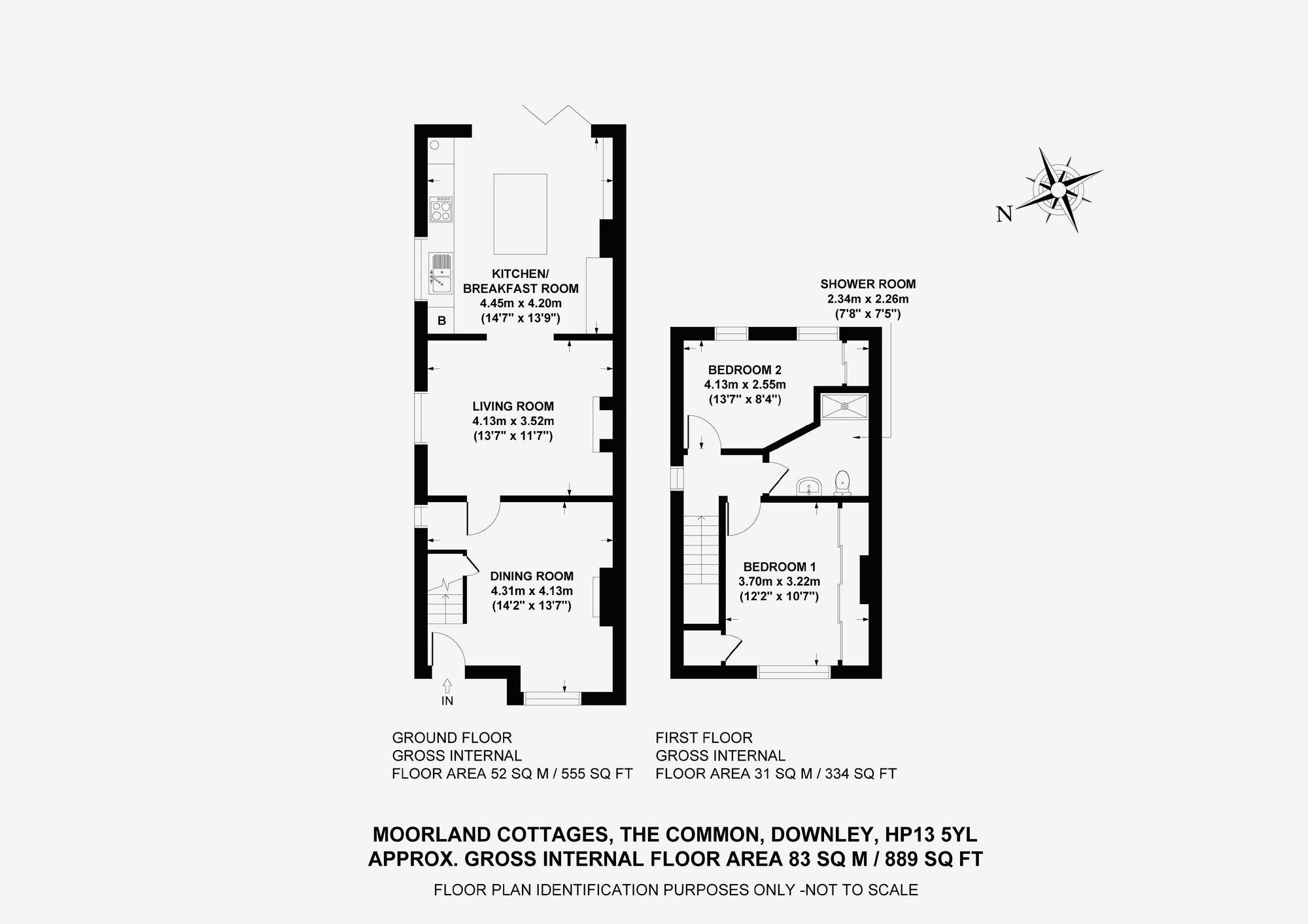 2 Moorland Cottages The Common, High Wycombe floorplan
