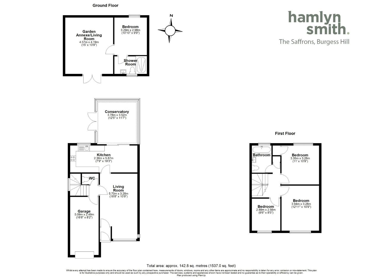 28, The Saffrons, Burgess Hill floorplan