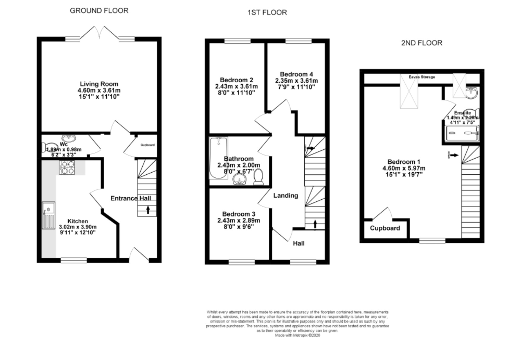 4 Gentian Close, Bristol floorplan