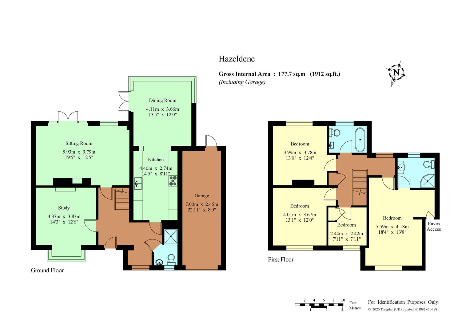 Hazeldene, Penshurst Road, Leigh floorplan