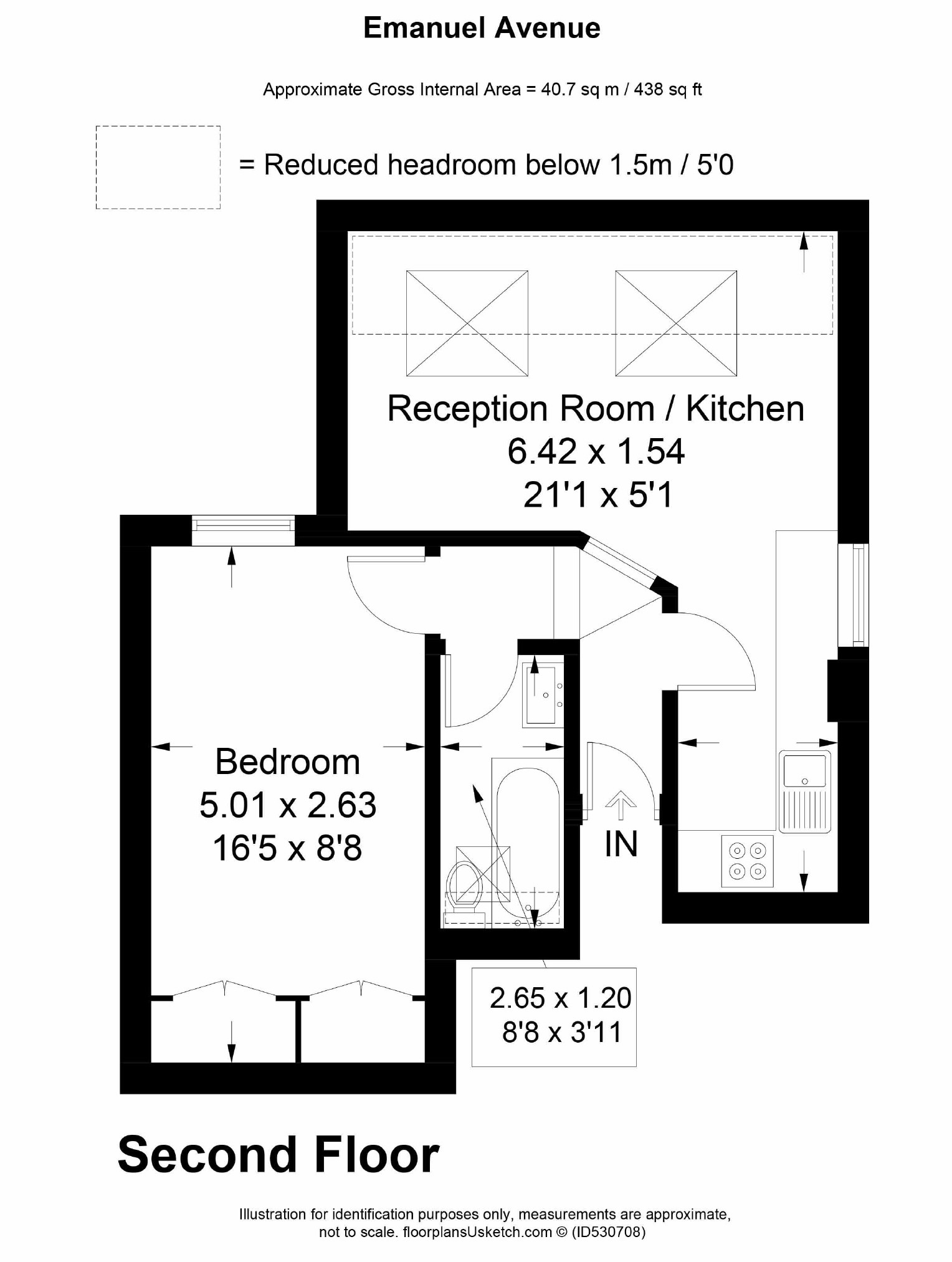 1 Bedrooms Flat to rent in Emanuel Avenue, London W3
