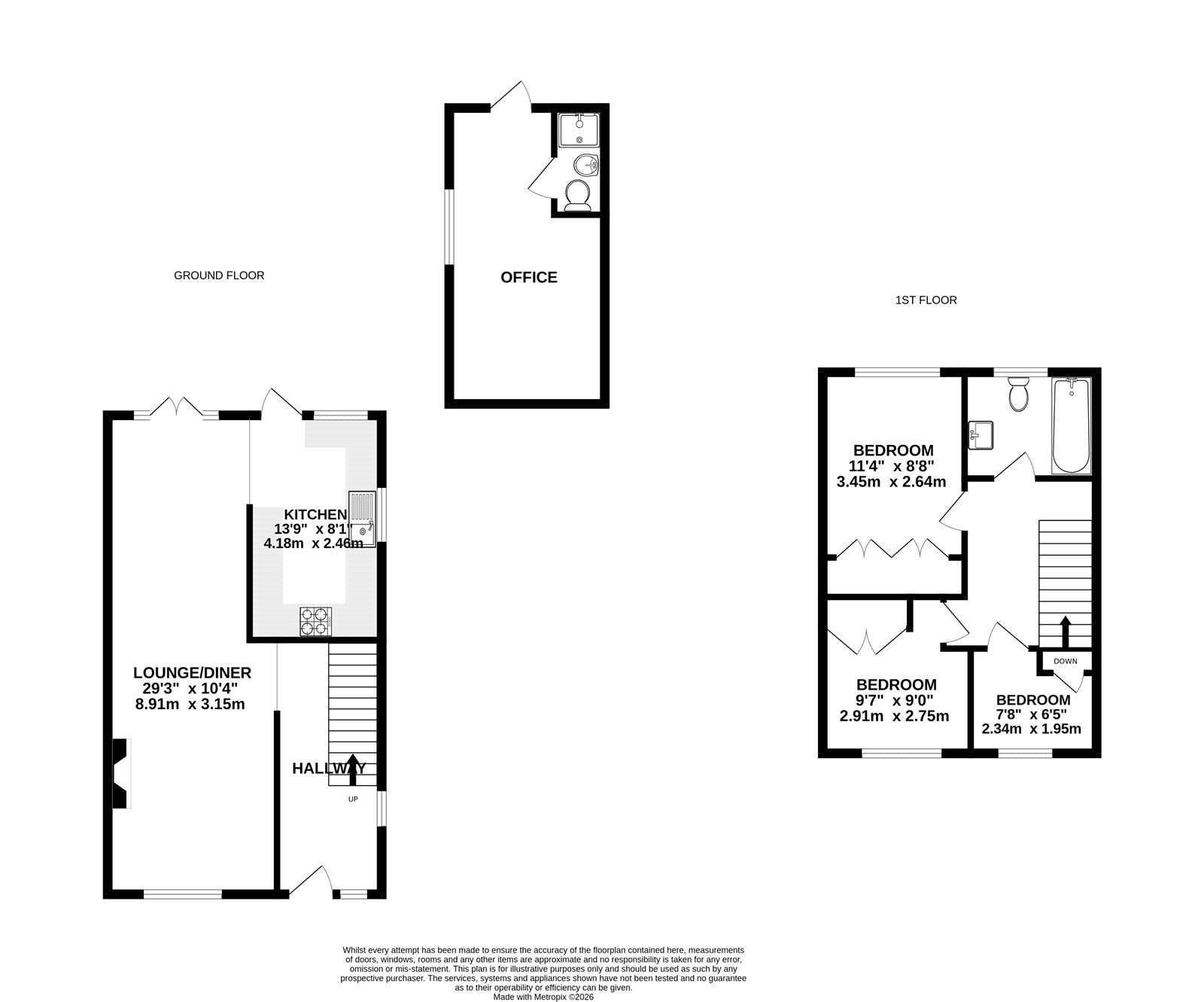 68, South Lane, Ash floorplan
