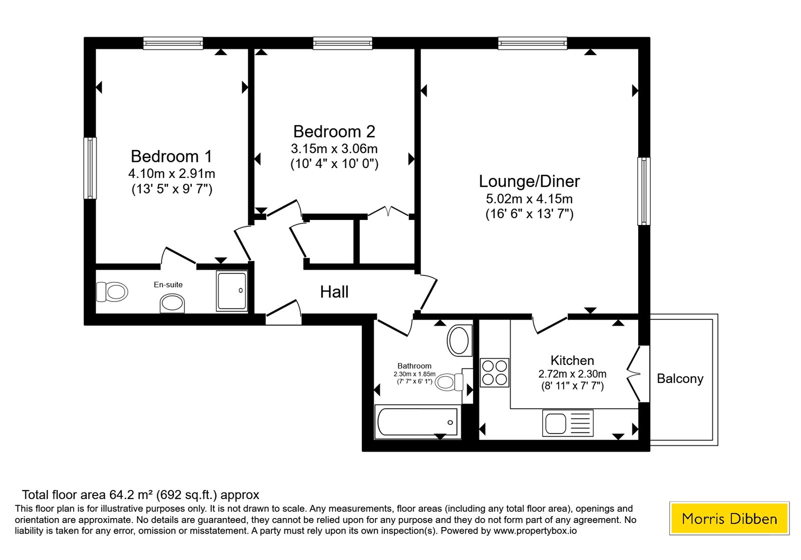 2, Admiralty Way, Southampton floorplan