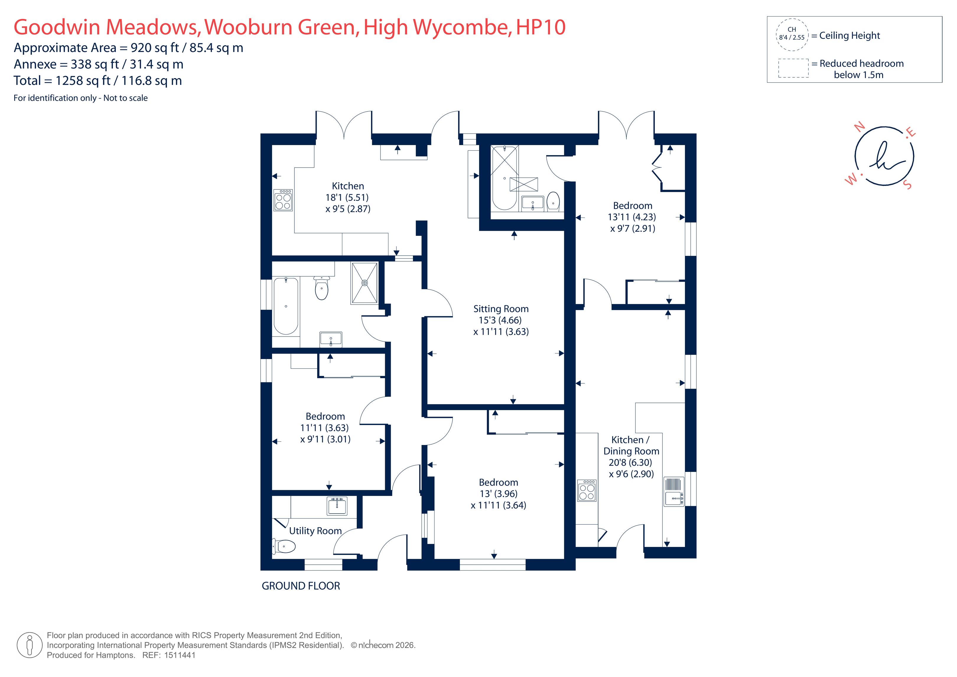 16, Goodwin Meadows, High Wycombe floorplan