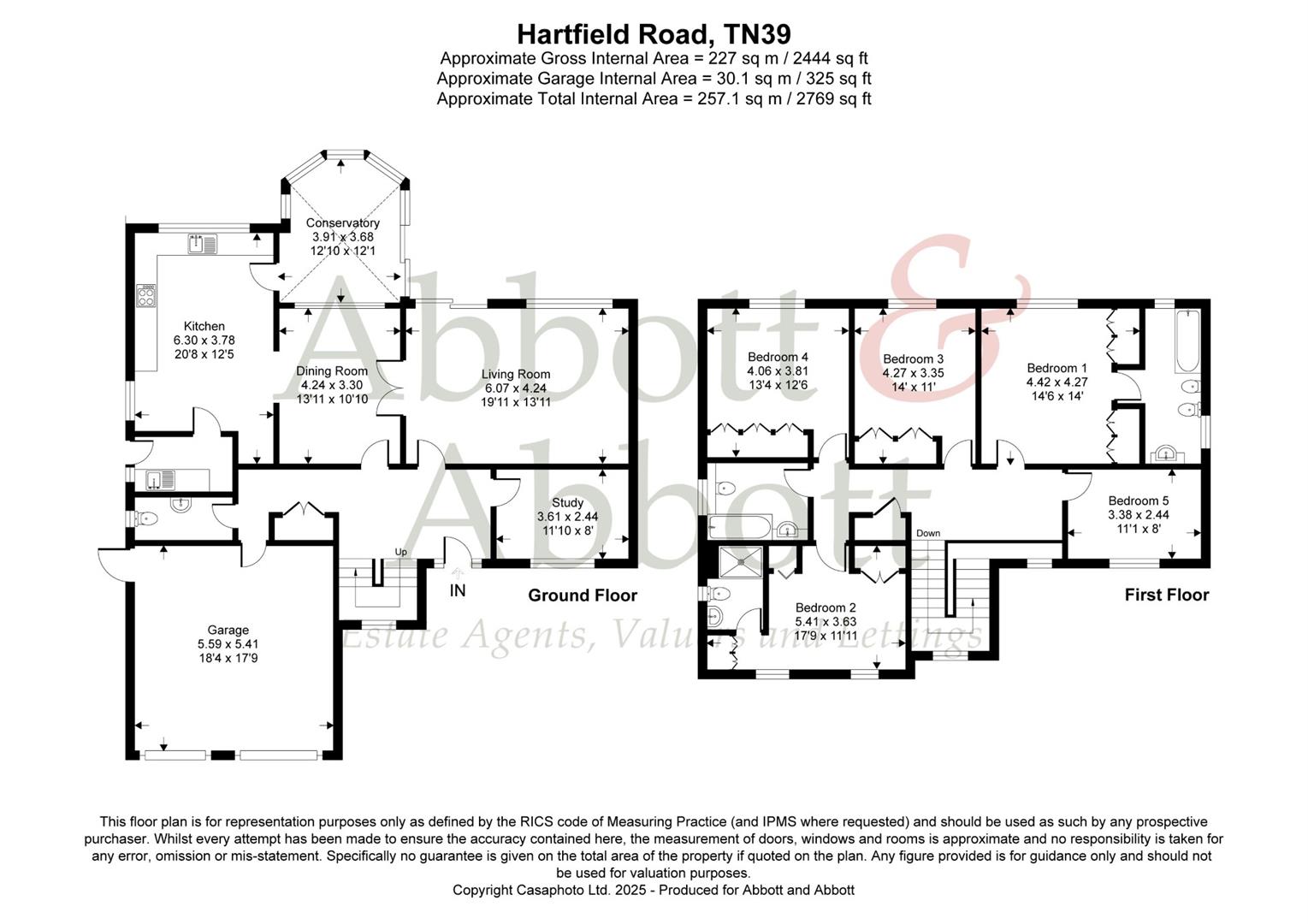11, Hartfield Road, Bexhill-on-Sea floorplan