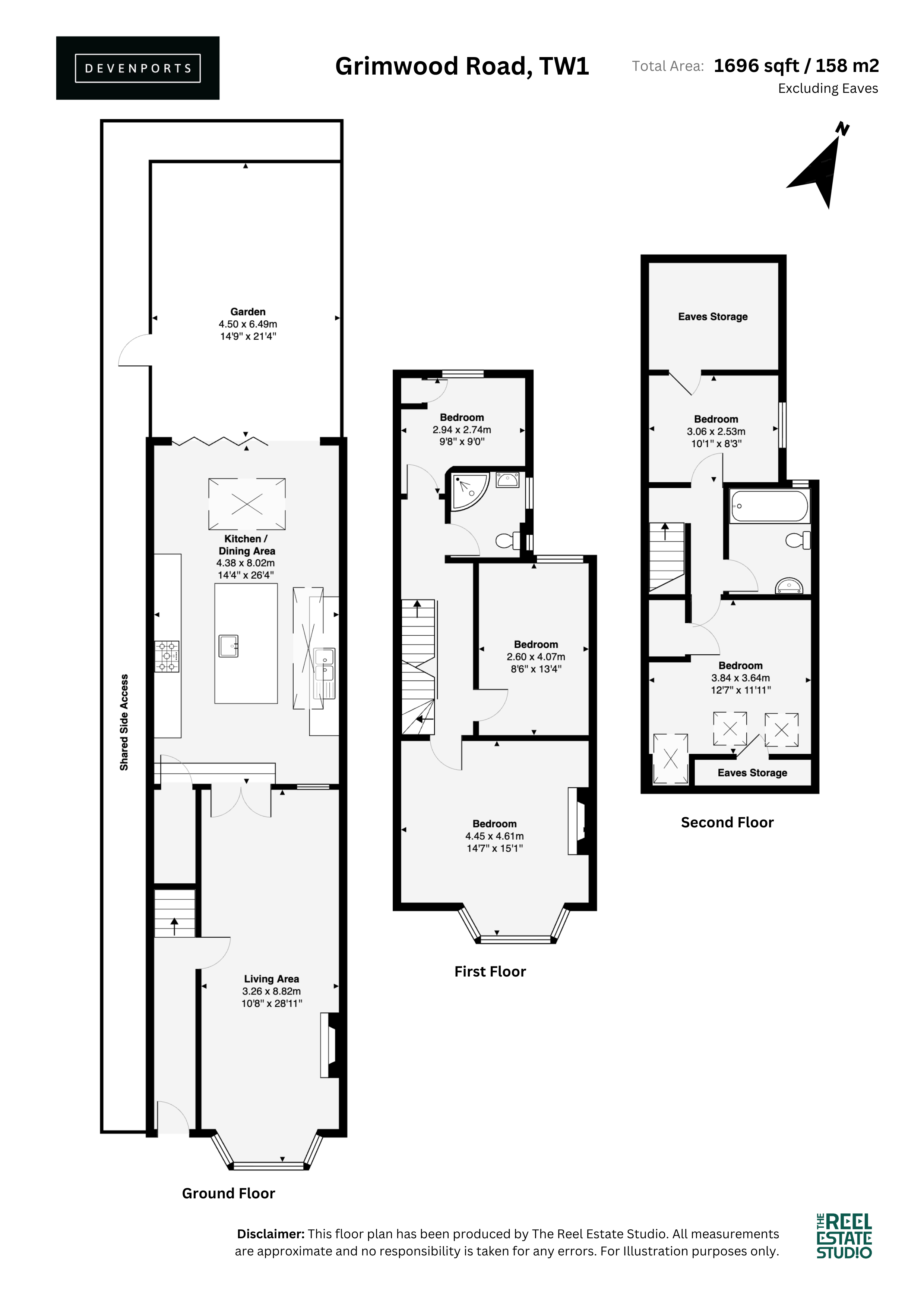 27, Grimwood Road, Twickenham floorplan