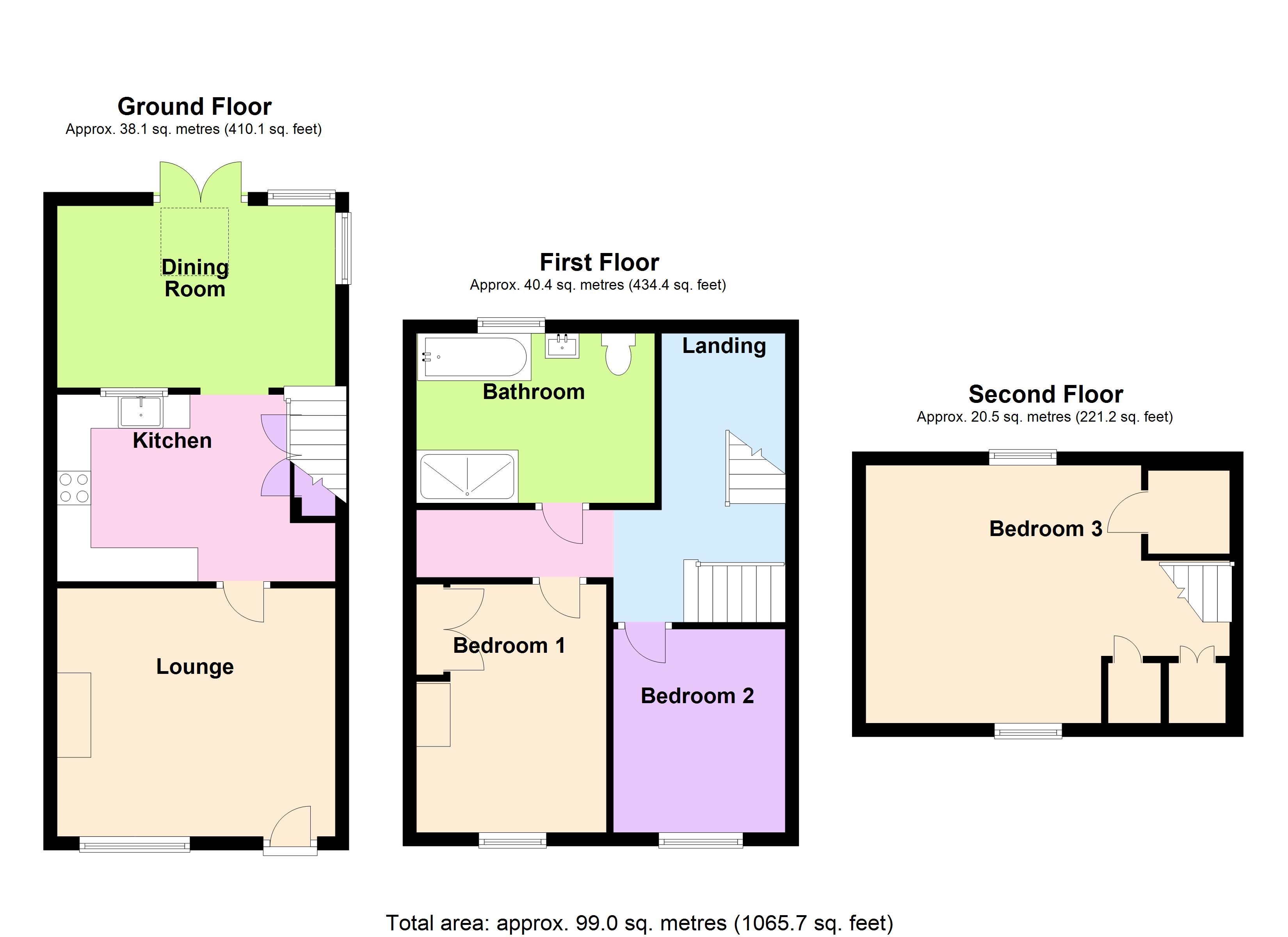 3 Bedrooms Terraced house for sale in Church Street, Buntingford, Hertfordshire SG9