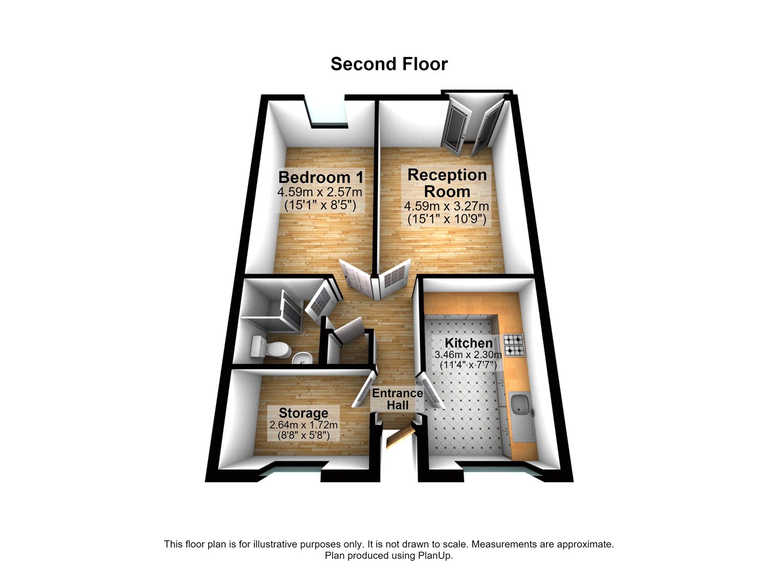 Flat 21, Summer House,, Bonfield Road, London floorplan