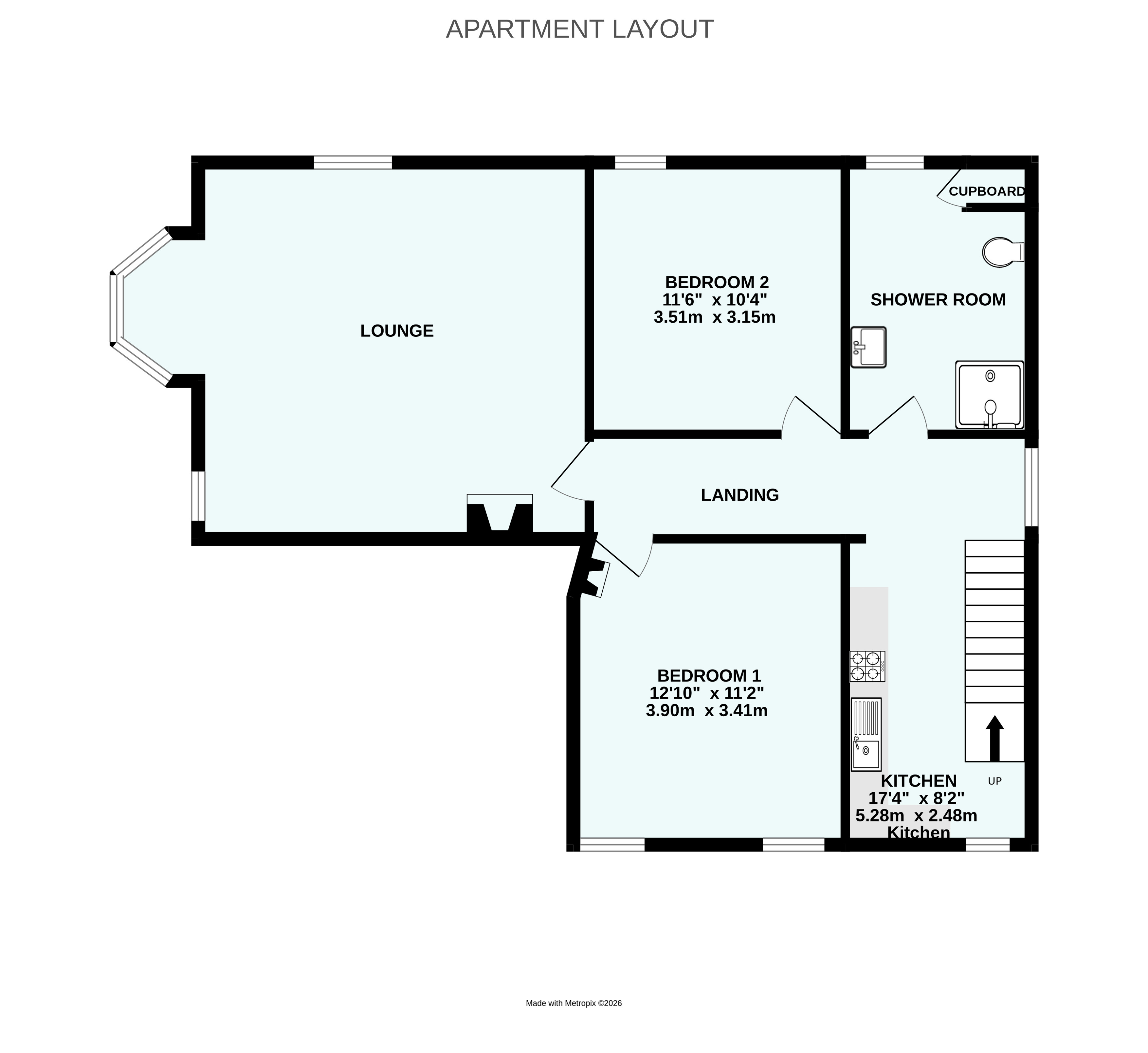 1A, School Lane, Hayle floorplan