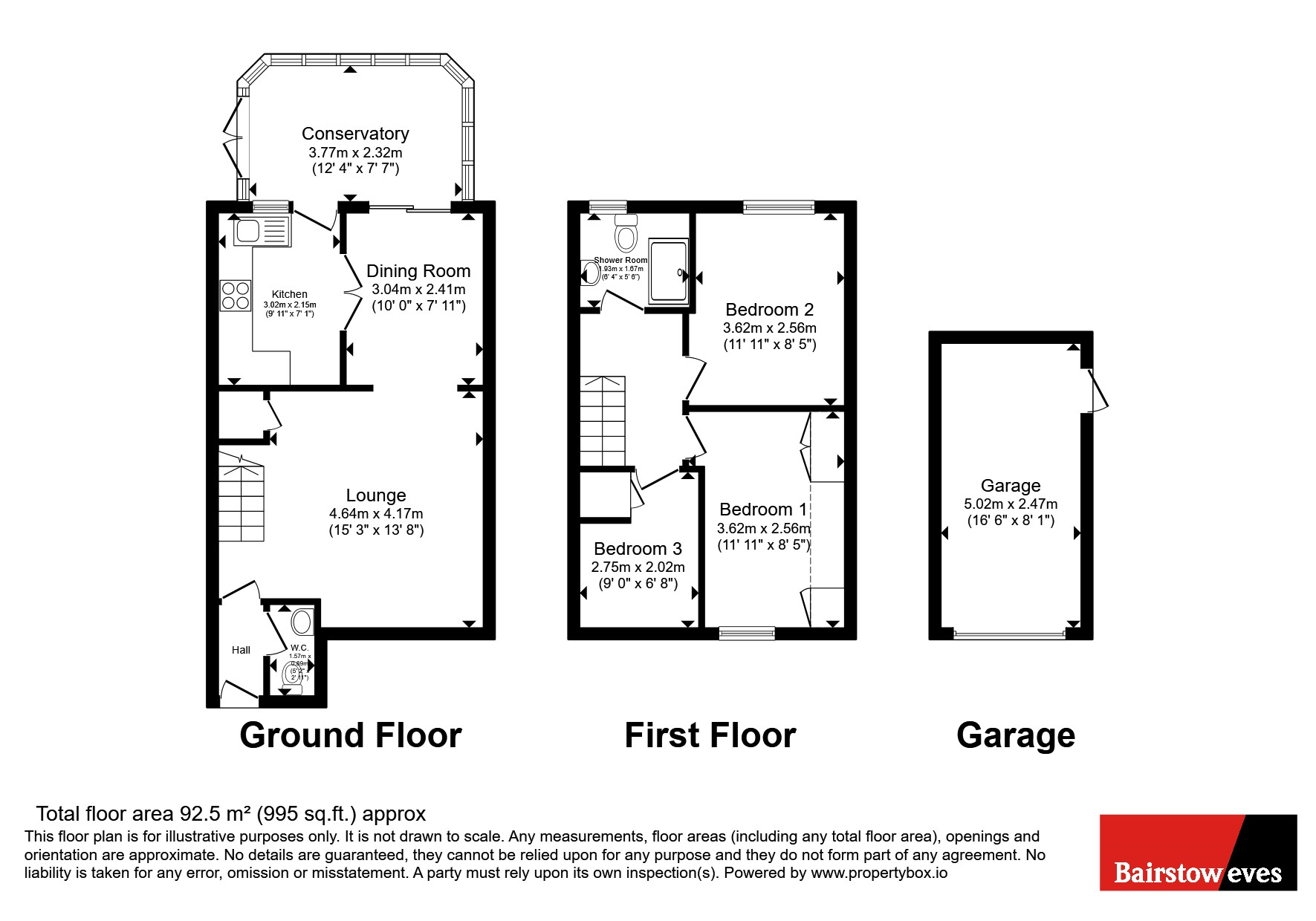 14, Hammersmith Close, Nottingham floorplan
