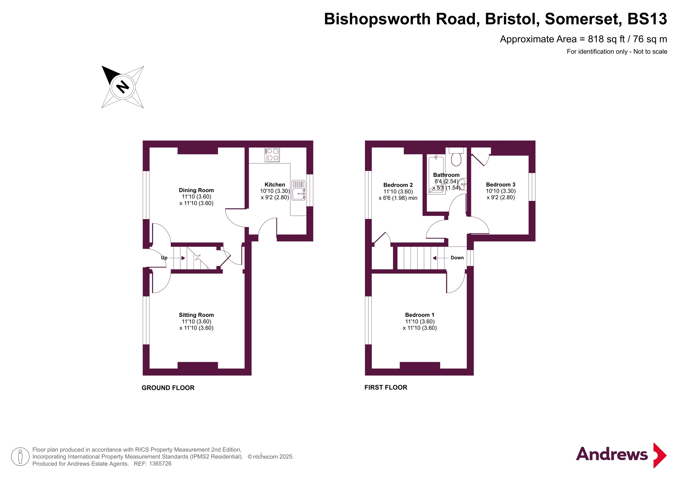 111, Bishopsworth Road, Somerset floorplan
