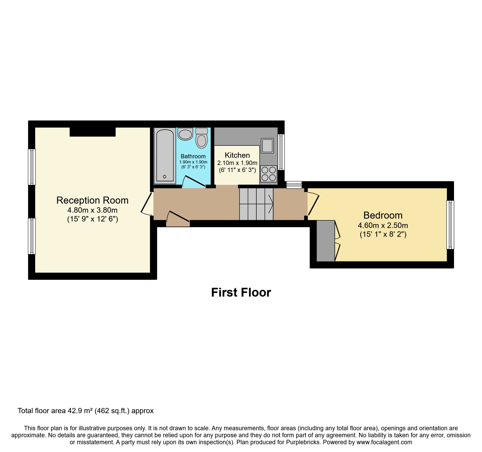 7c, Padua Road, London floorplan