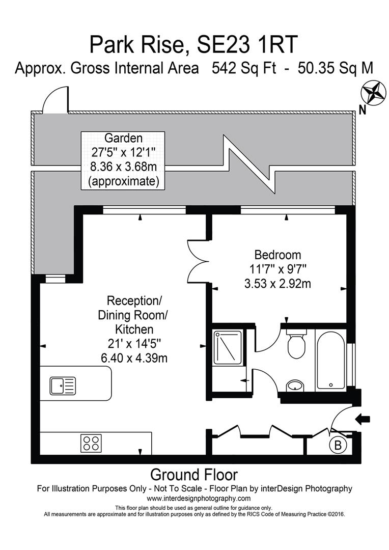 34, Park Rise, London floorplan