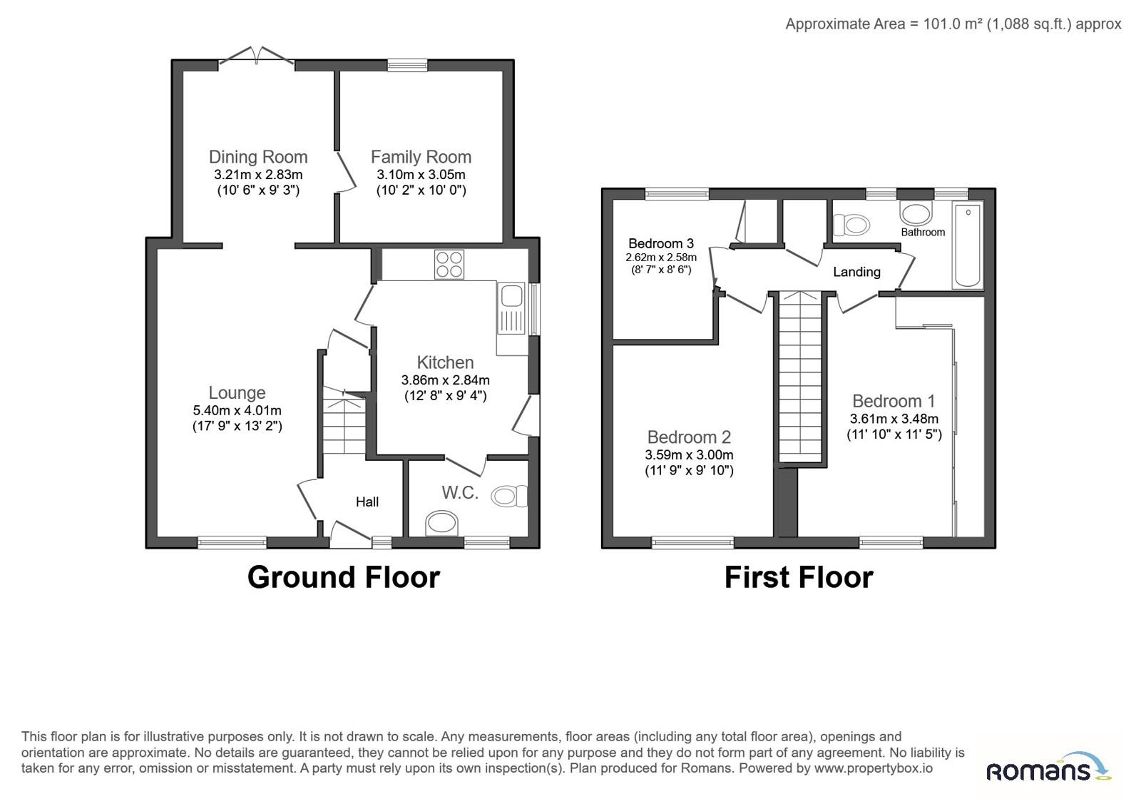 6, Wimbledon Road, Surrey floorplan