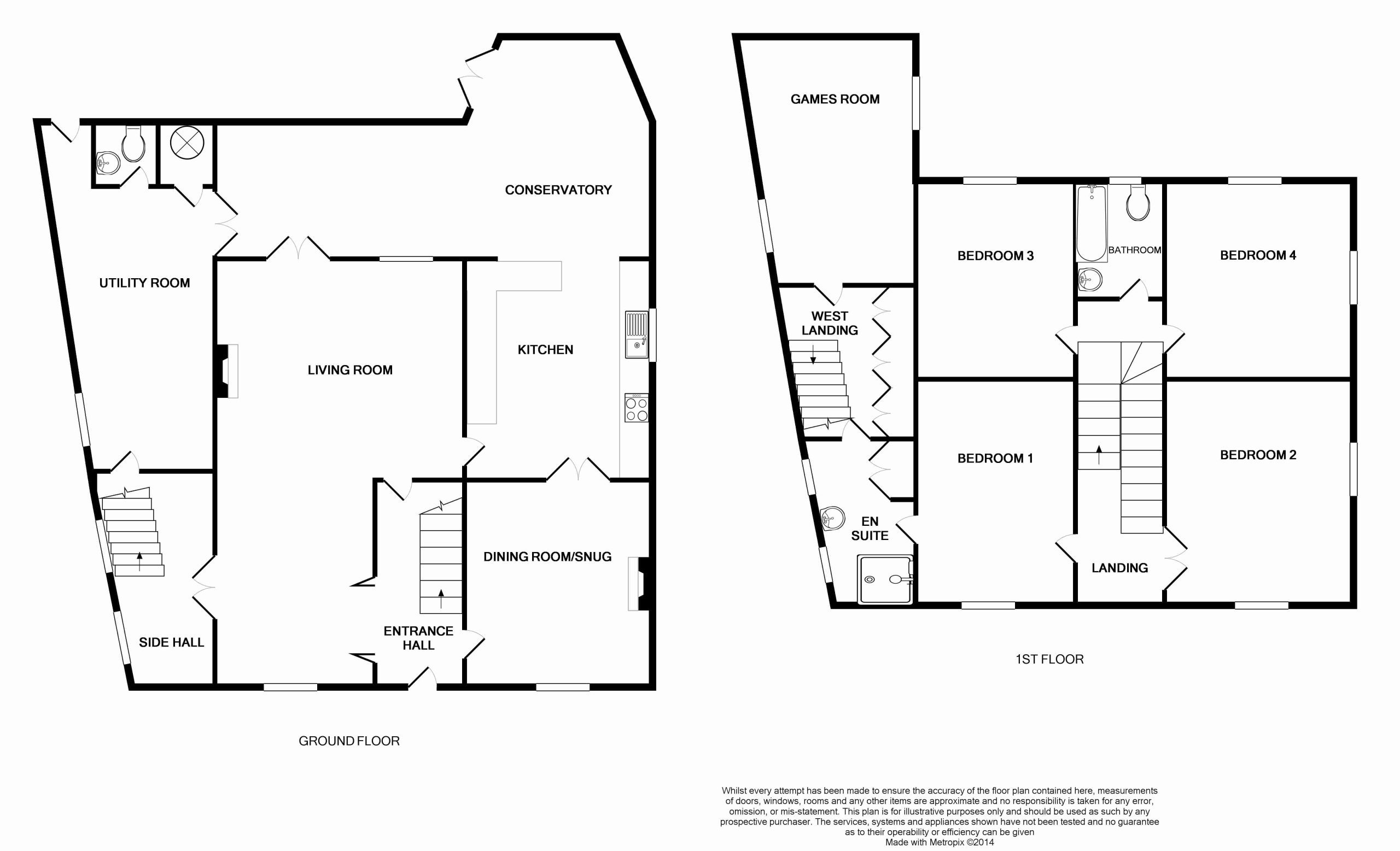 Gardenia, Route de la Charruee, Vale floorplan