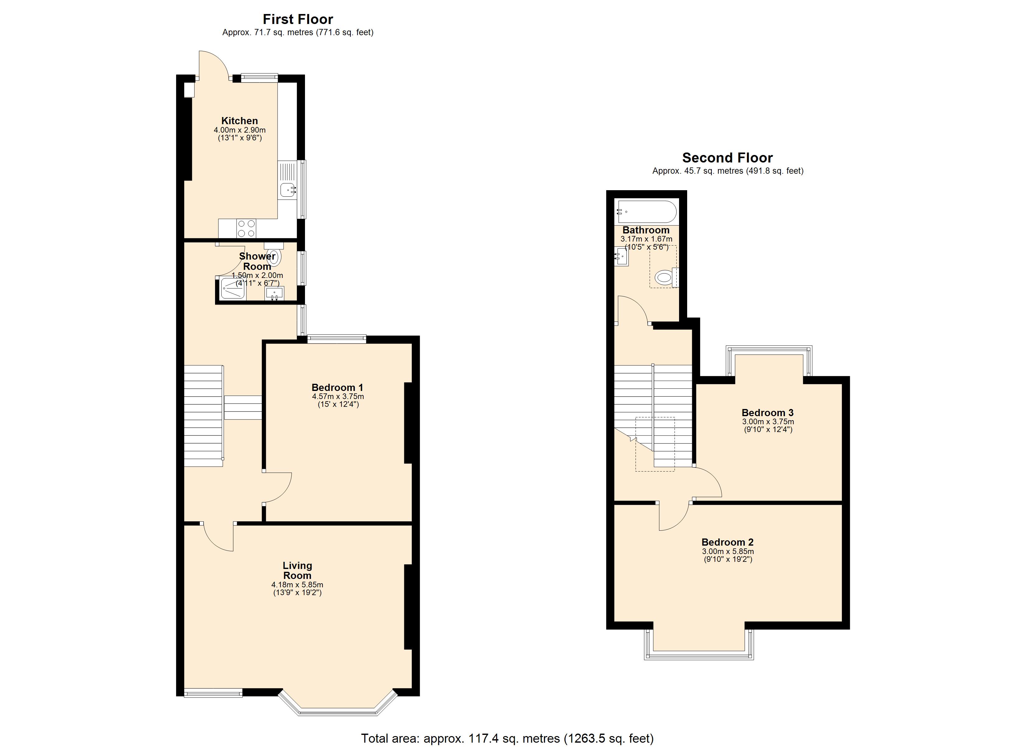 28B,, Devonshire Place, Newcastle Upon Tyne floorplan