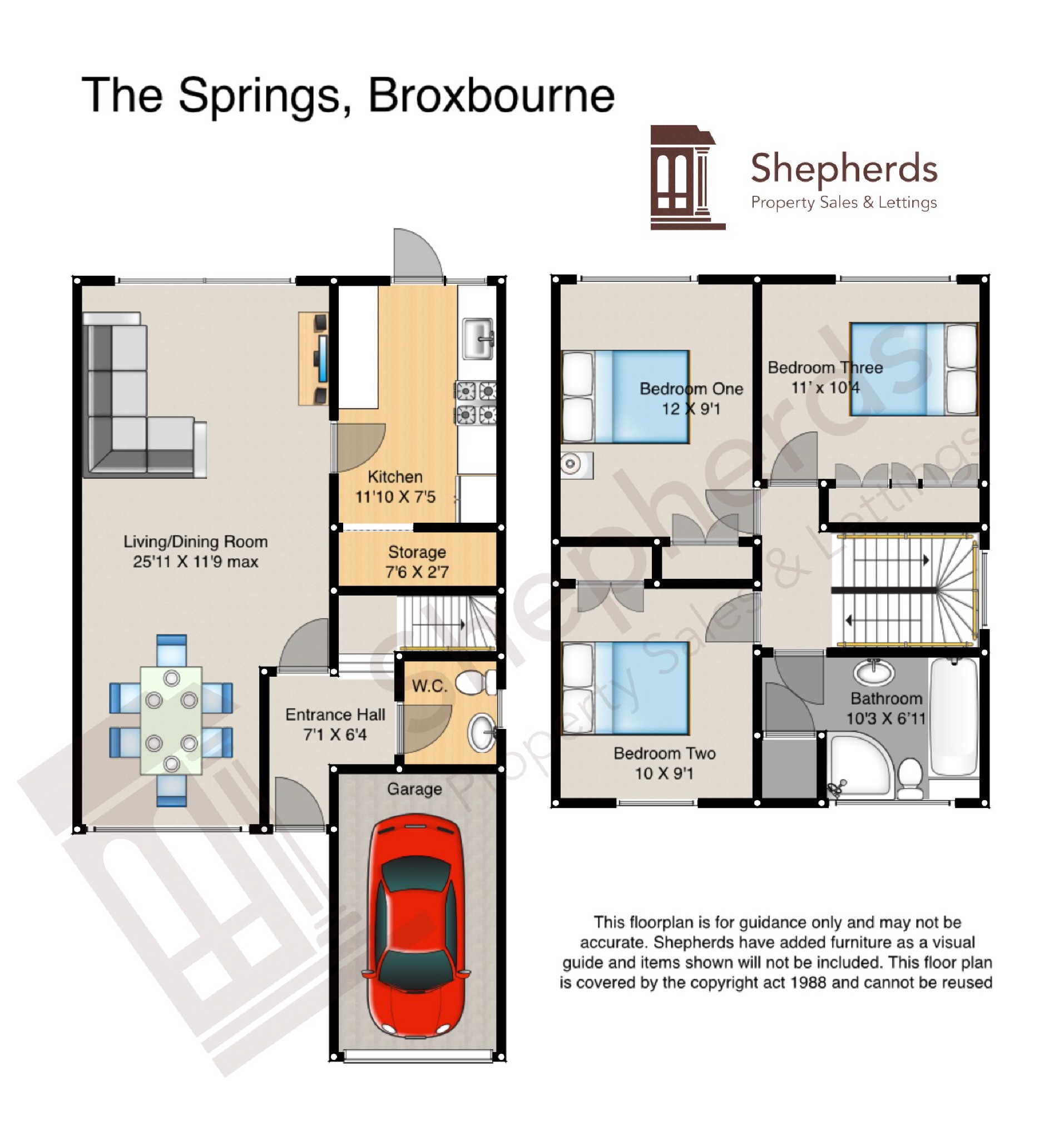 3 Bedrooms Semi-detached house to rent in The Springs, Broxbourne, Hertfordshire EN10