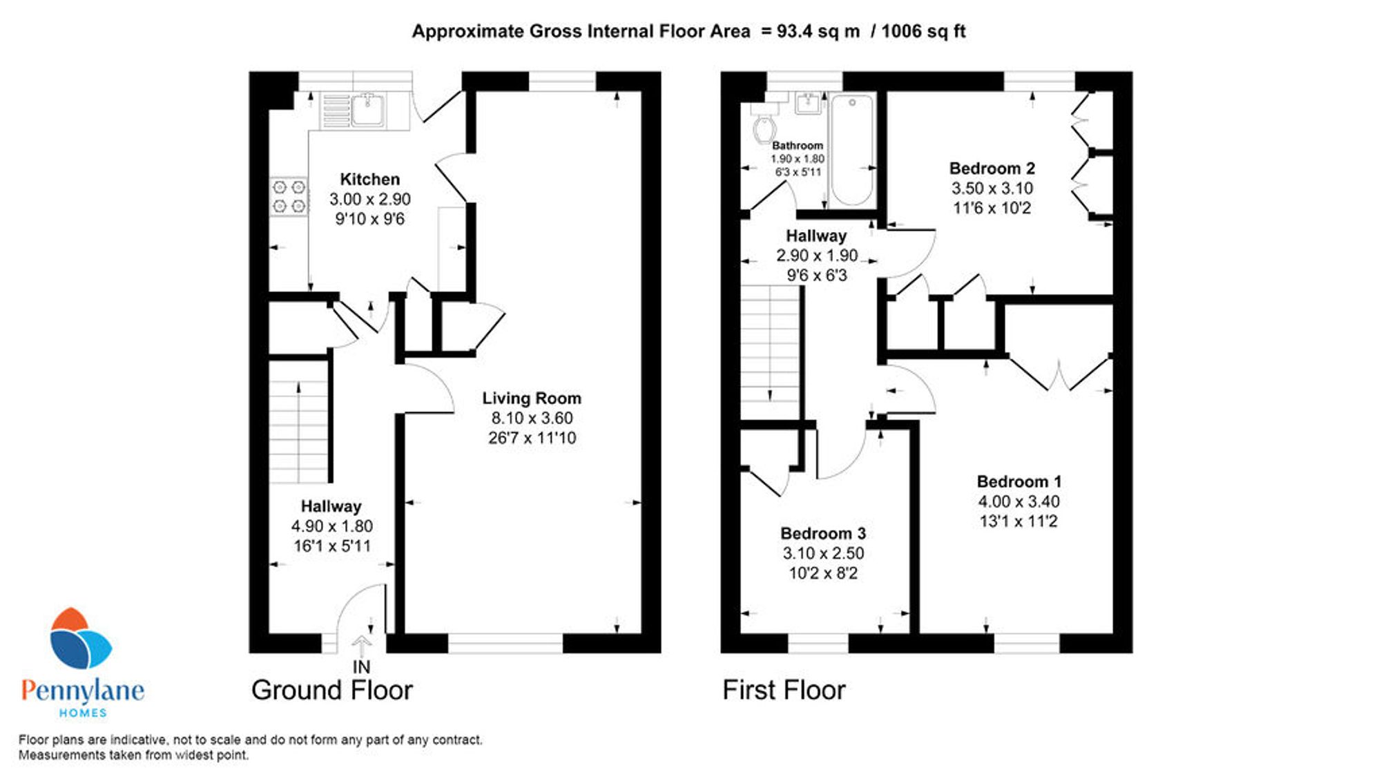 27 York Way, Renfrew floorplan