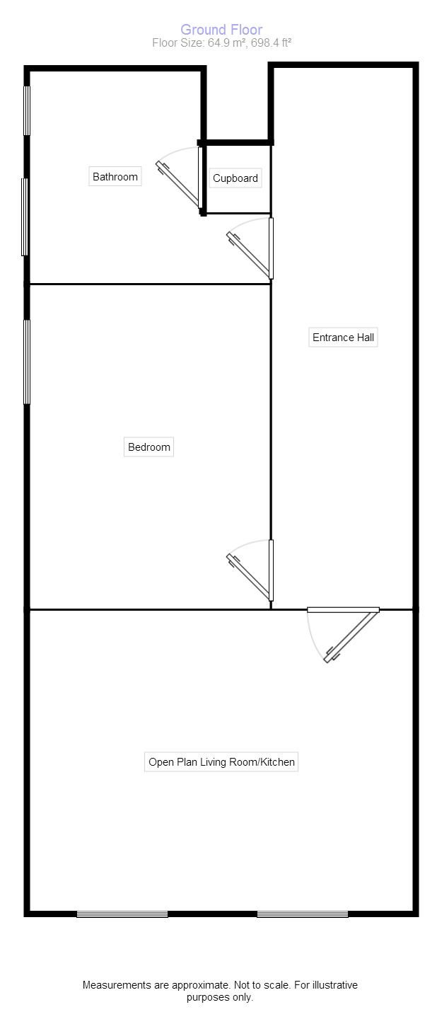 1 Bedrooms Flat to rent in The Springs, Wakefield WF1