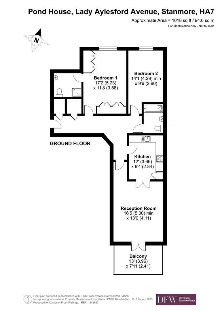 15 Pond House, Lady Aylesford Avenue, Stanmore floorplan