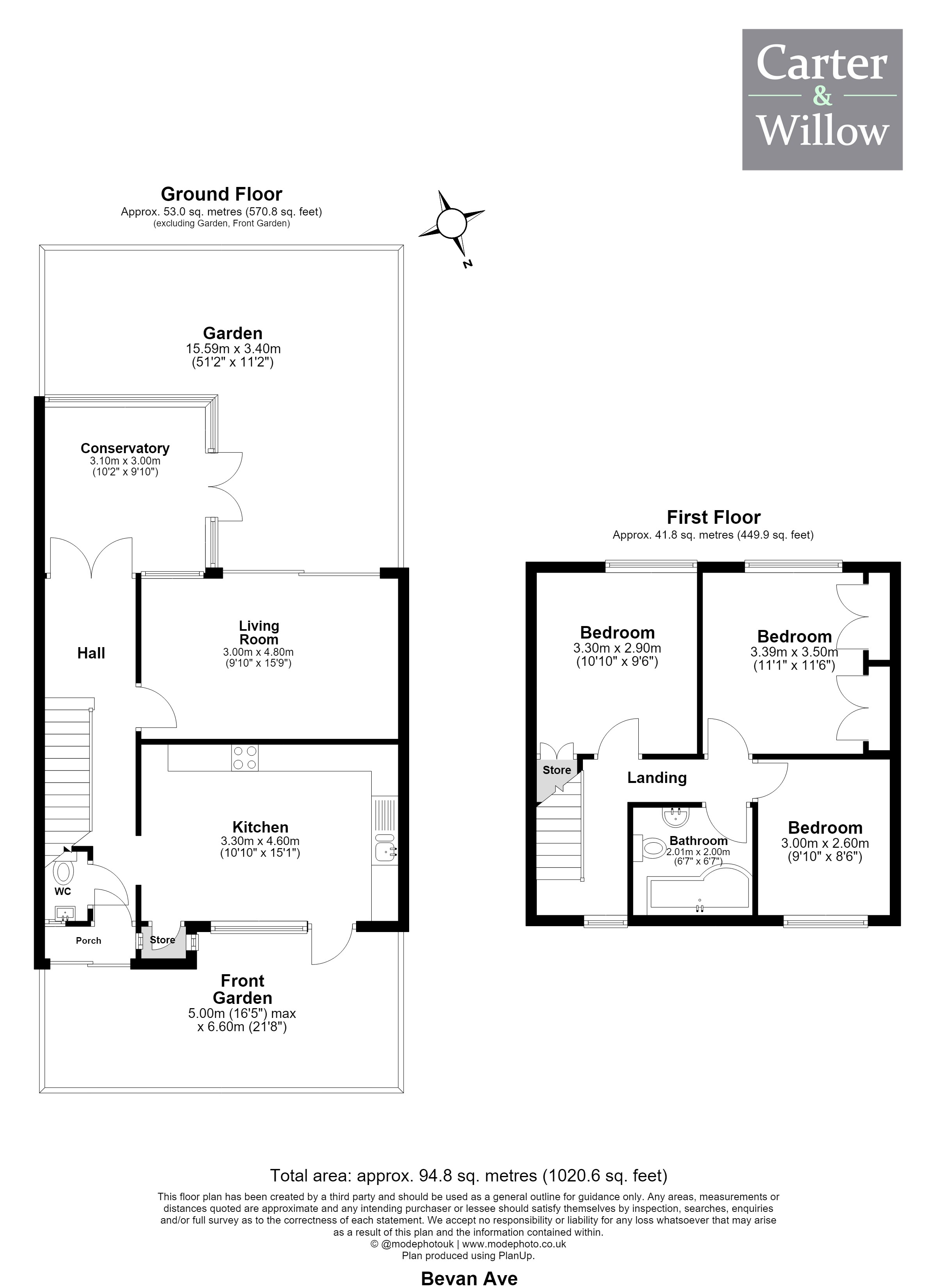 44, Bevan Avenue, Barking floorplan