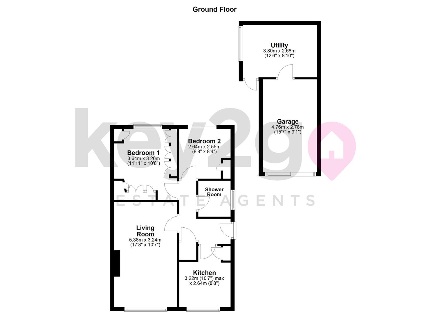 3, Martin Rise, Sheffield floorplan