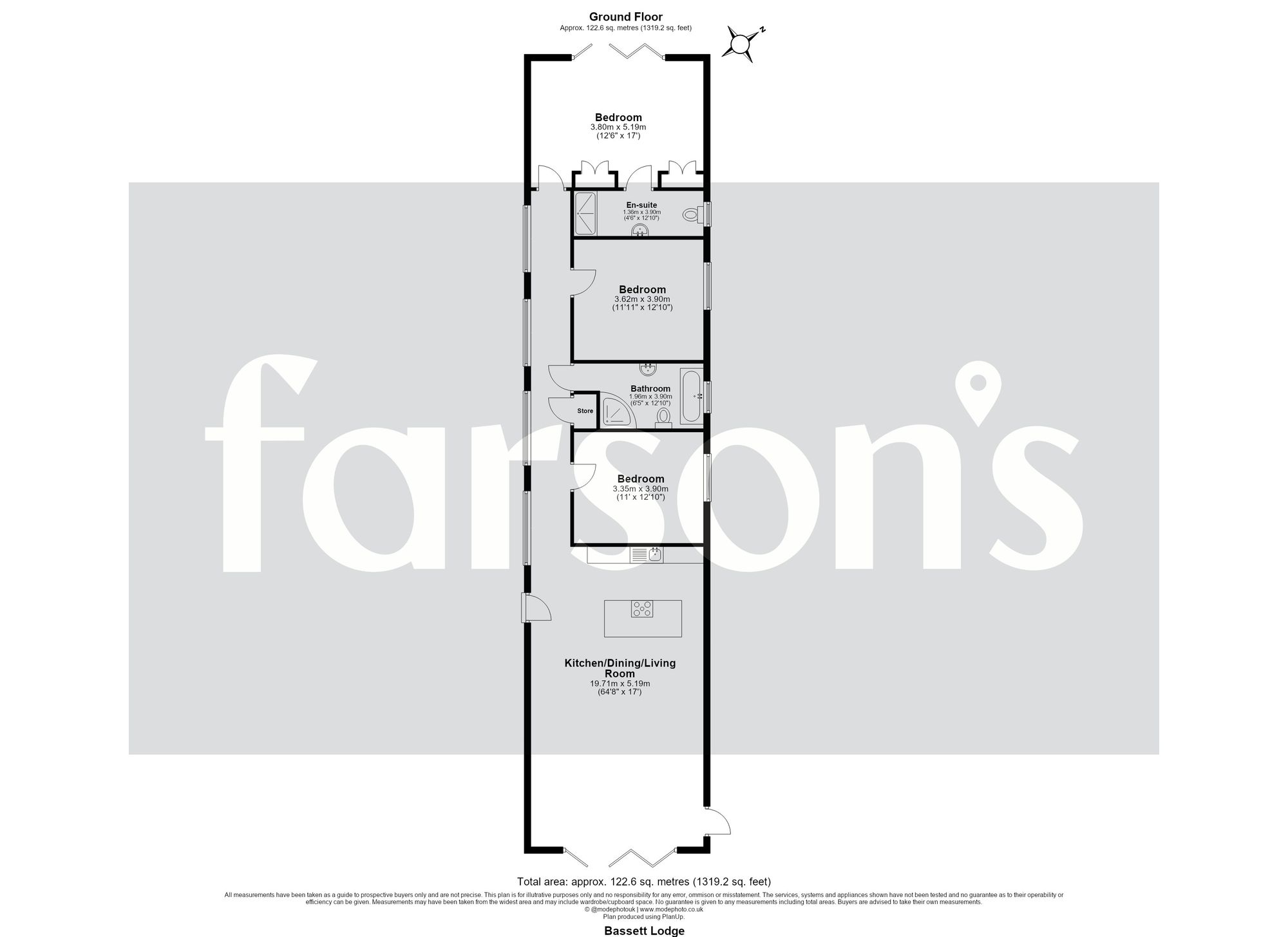 3 Bassett Lodge Magpie Lane, Brentwood floorplan
